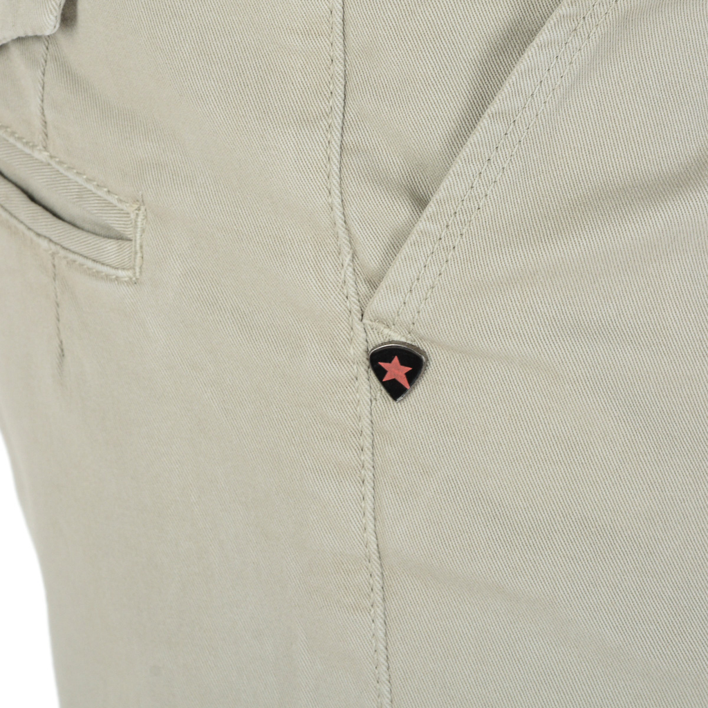 Pantalones cortos para hombre Andrew Charles color topo SADECK