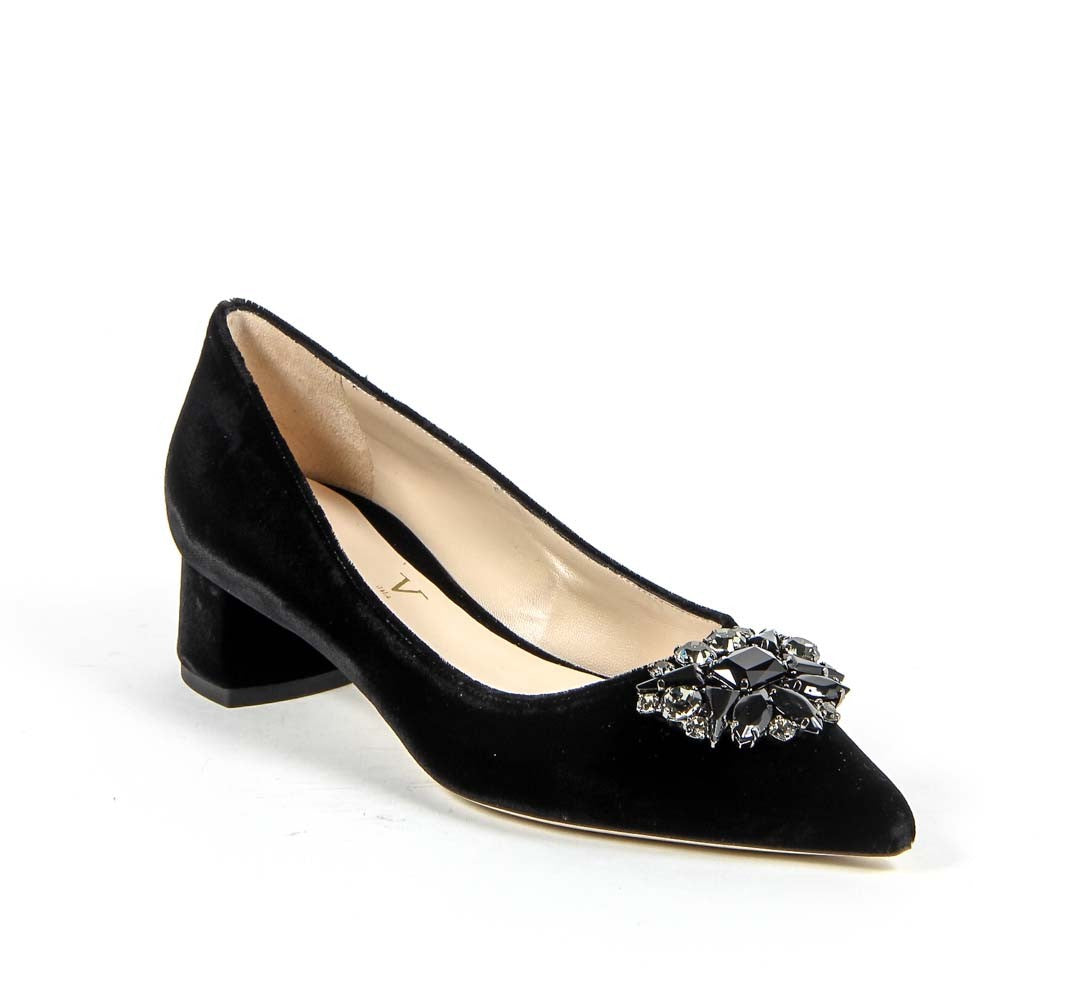 Zapatos de salón para mujer V 1969 Italia 3110276 VELLUTO NERO