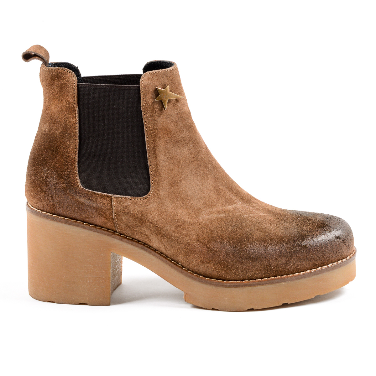 Andrew Charles Womens Ankle Boot Brown WENDY
