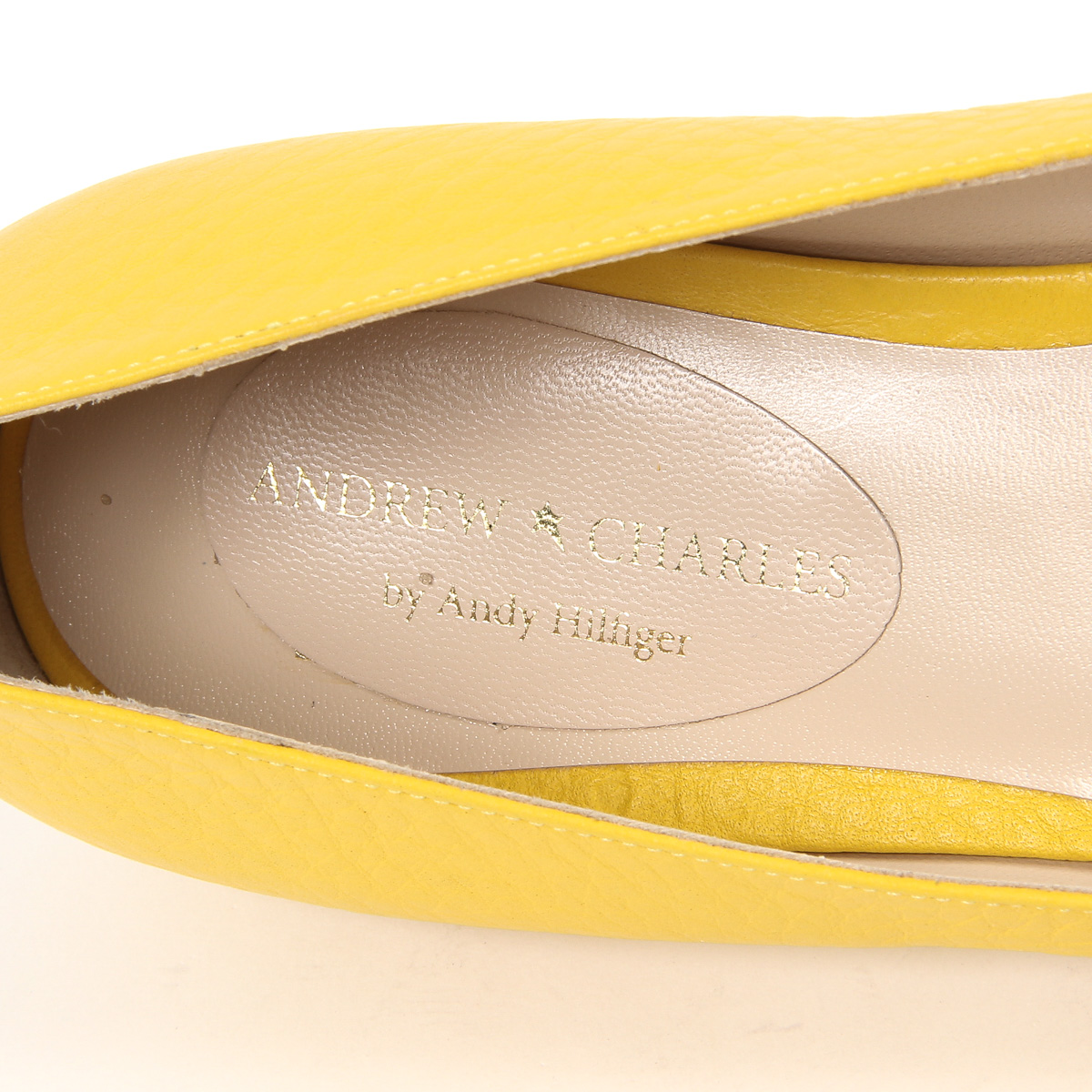 Andrew Charles By Andy Hilfiger Bailarina para mujer amarilla BALTIMORE