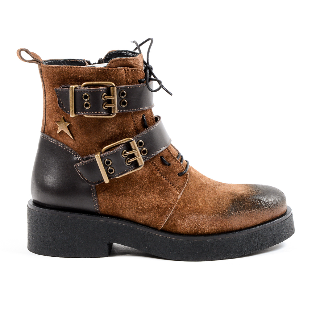 Andrew Charles Womens Ankle Boot Brown JOAN