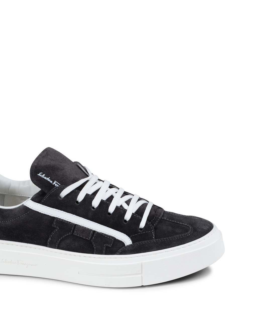Zapatillas Salvatore Ferragamo para hombre negras BORG 2