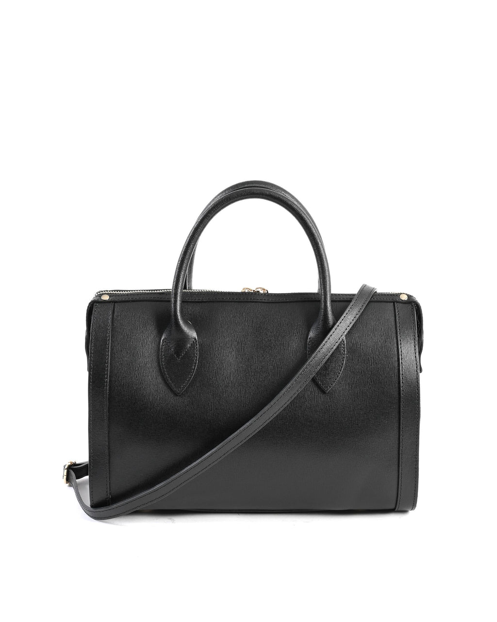 Bolso de mano para mujer V Italia negro V014-G SAFFIANO NERO