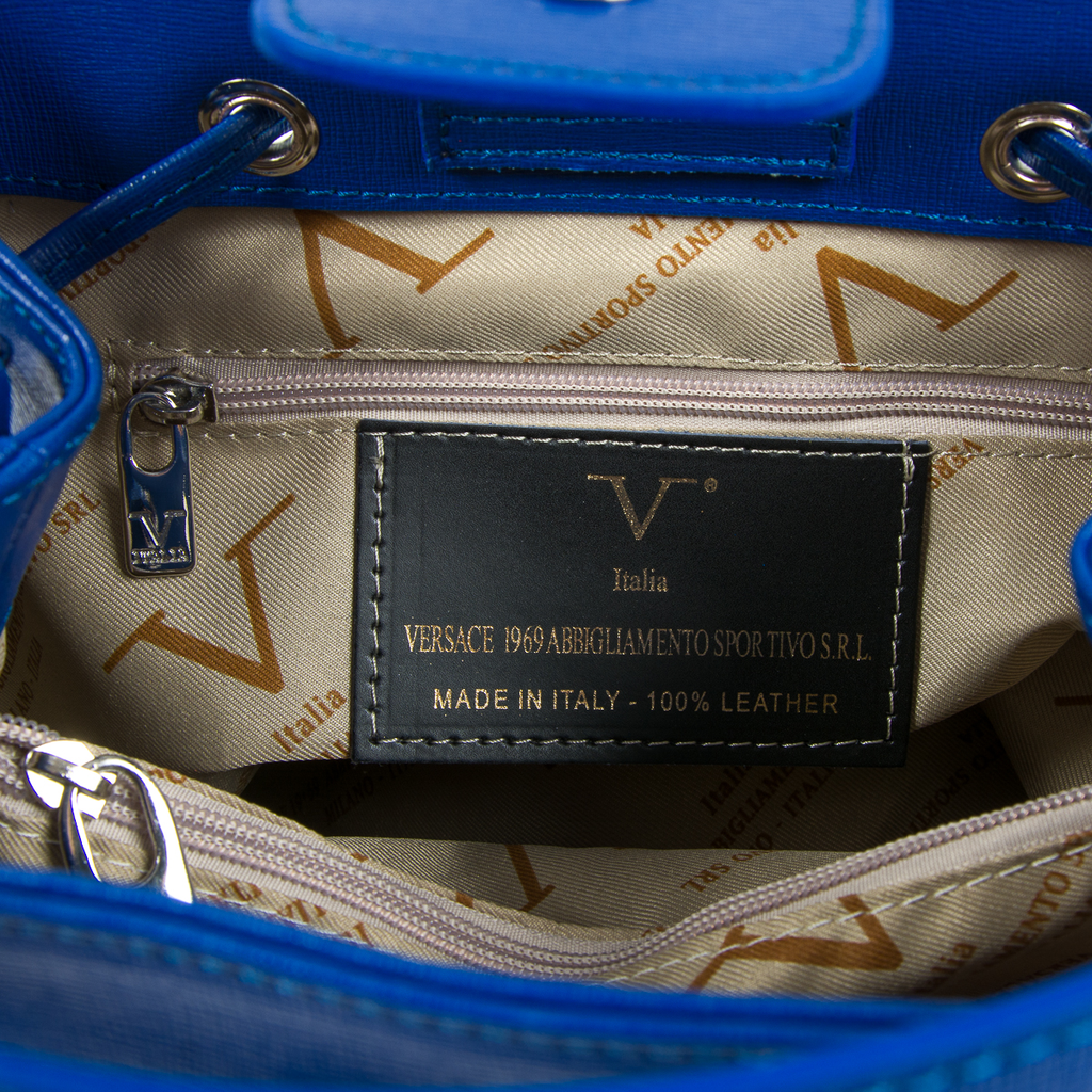V 1969 Italia Womens Handbag Blue LINZIE