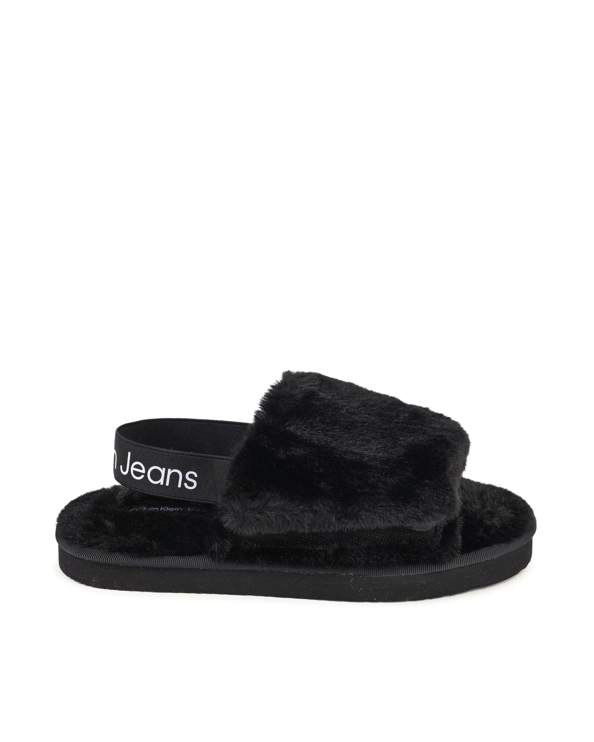 Pantuflas Calvin Klein para mujer negras YW0YW01158BEH