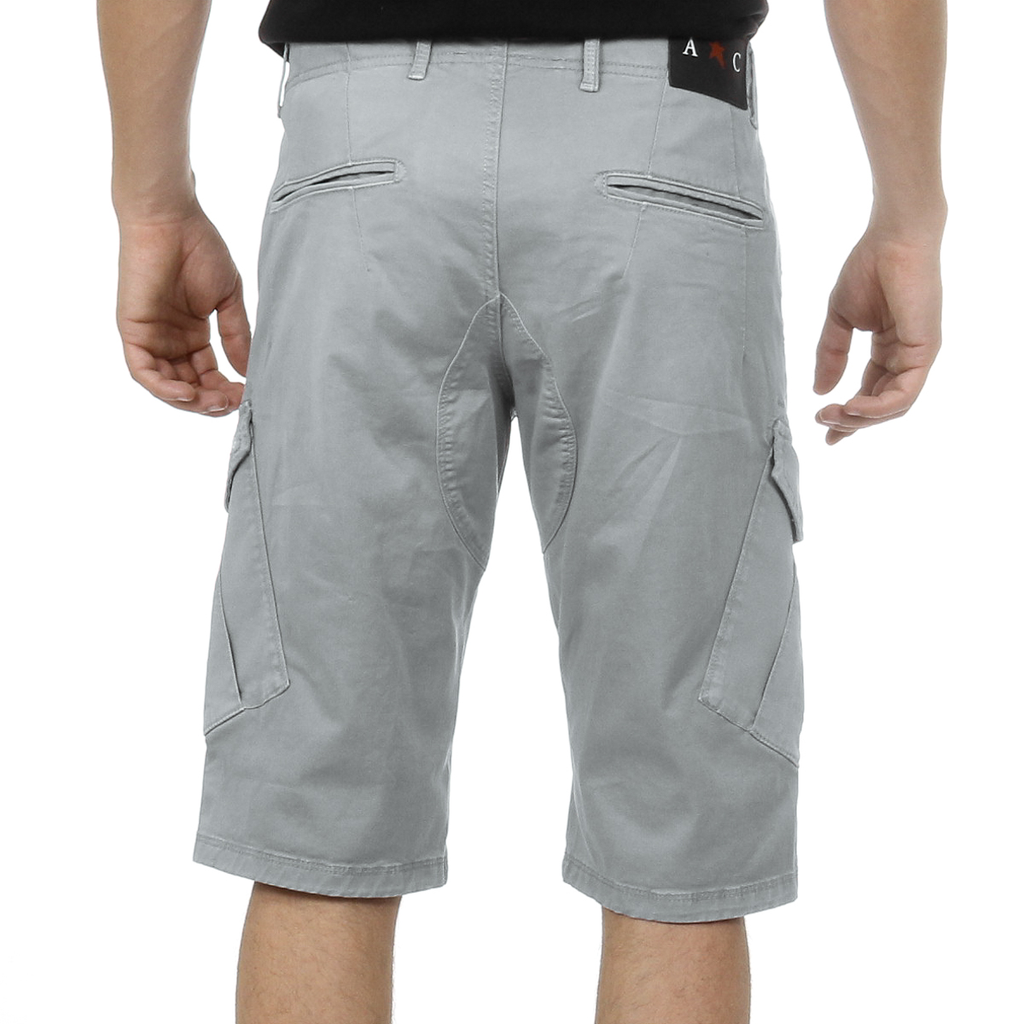 Pantalones cortos Andrew Charles para hombre gris claro JAKO