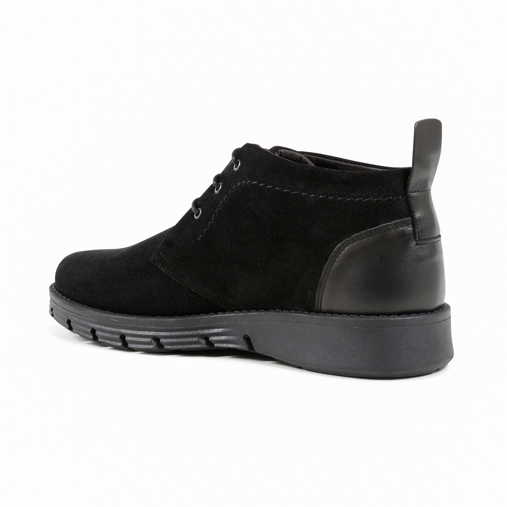 19V69 Italia Botín Hombre Negro 930 CAMOSCIO NERO