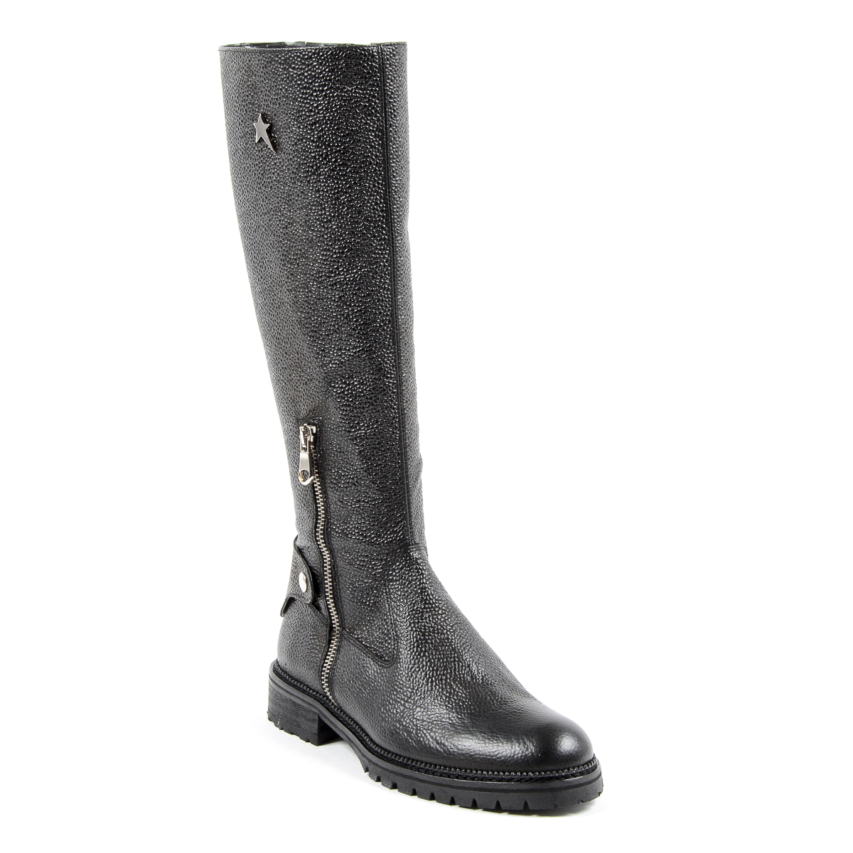 Andrew Charles Womens High Boot Dark Grey SUZI