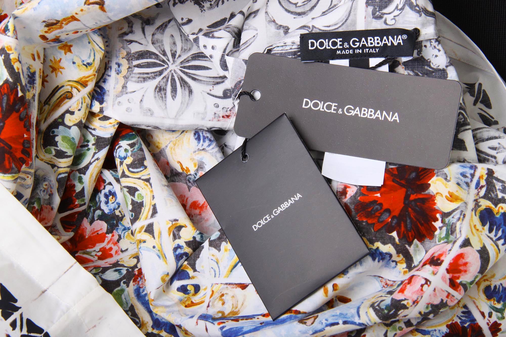 Top de manga corta para mujer Dolce & Gabbana F7Q09T FP5KC X0800