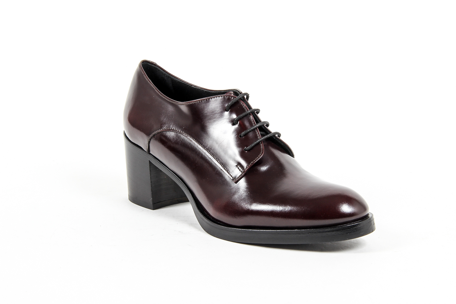 V 1969 Italia Womens Heeled Oxford Shoe Bordeaux RITZ