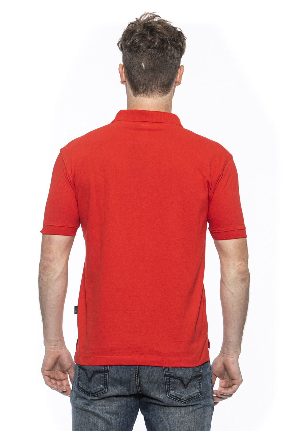 19V69 Italia Polo Hombre Rojo RICAMO ROJO