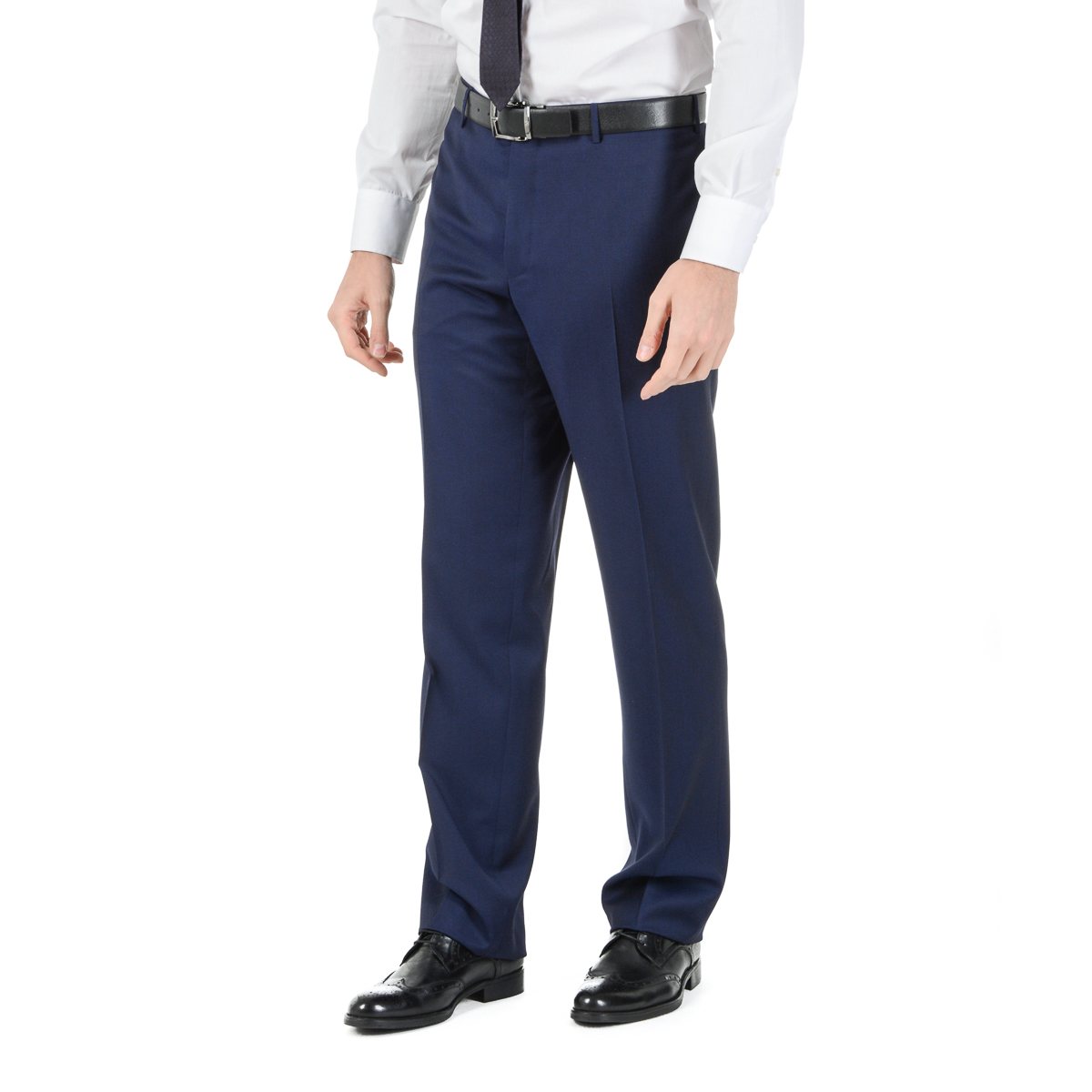 Corneliani Mens Suit Long Sleeves Blue Super 110's
