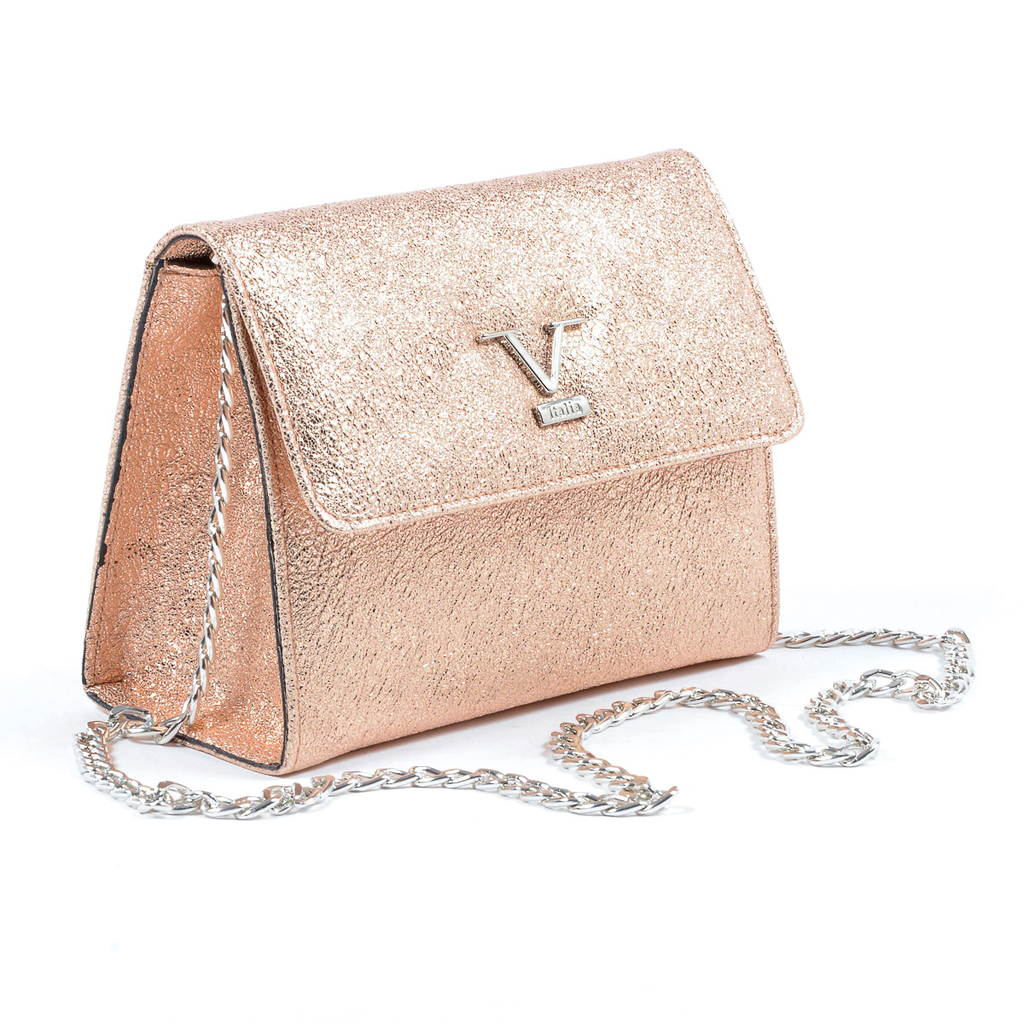 Bolso de mano para mujer V 1969 Italia Rosa PANAMA