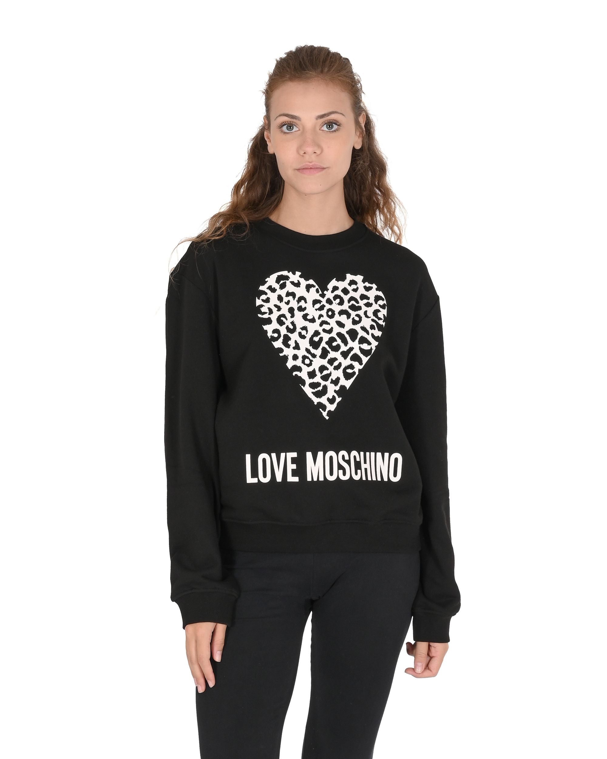 Sudadera Love Moschino para mujer W 6 306 54 M 4055 C74 NEGRO