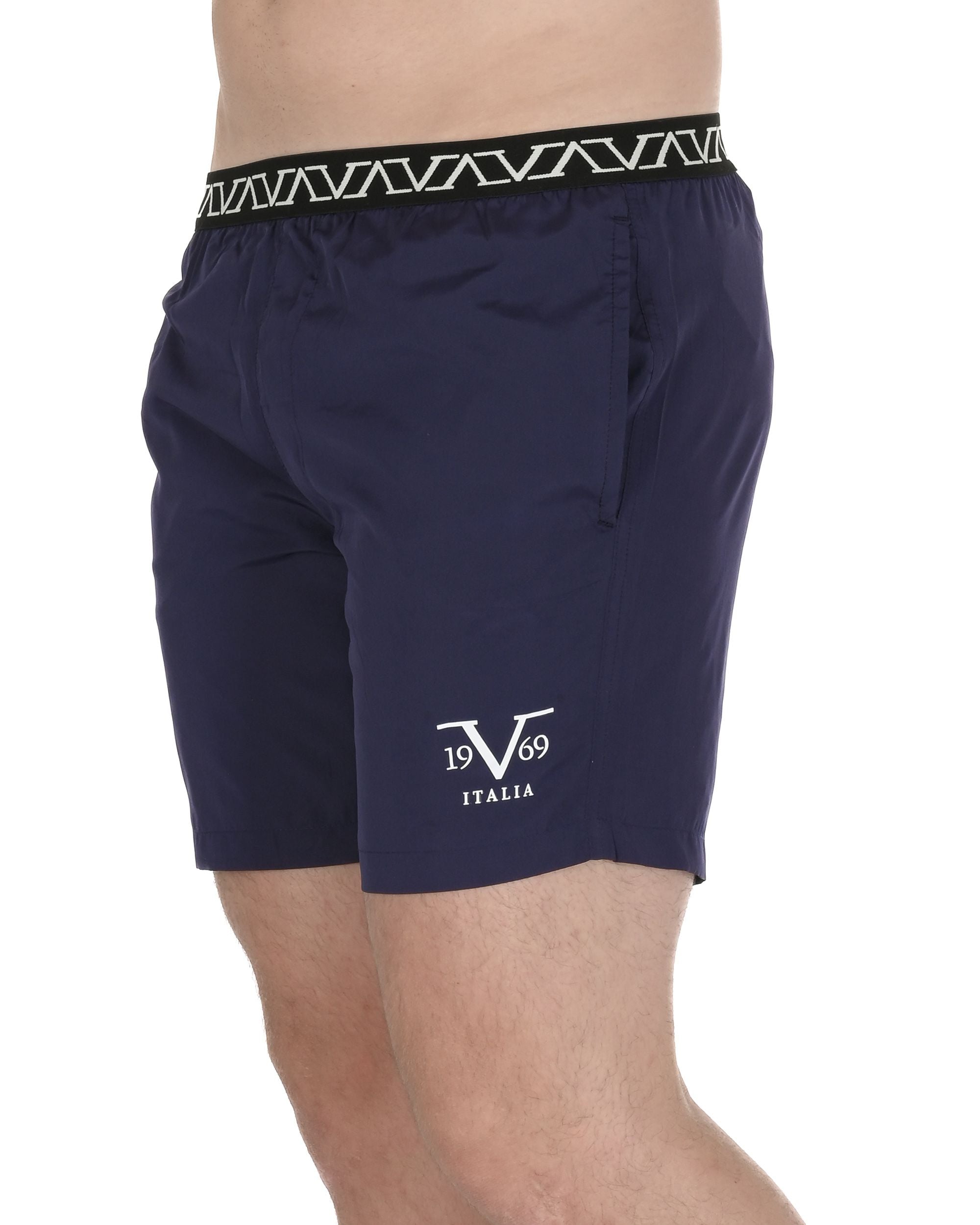19V69 Italia Mens Swimwear Trunk VSC1MBM07 NAVY