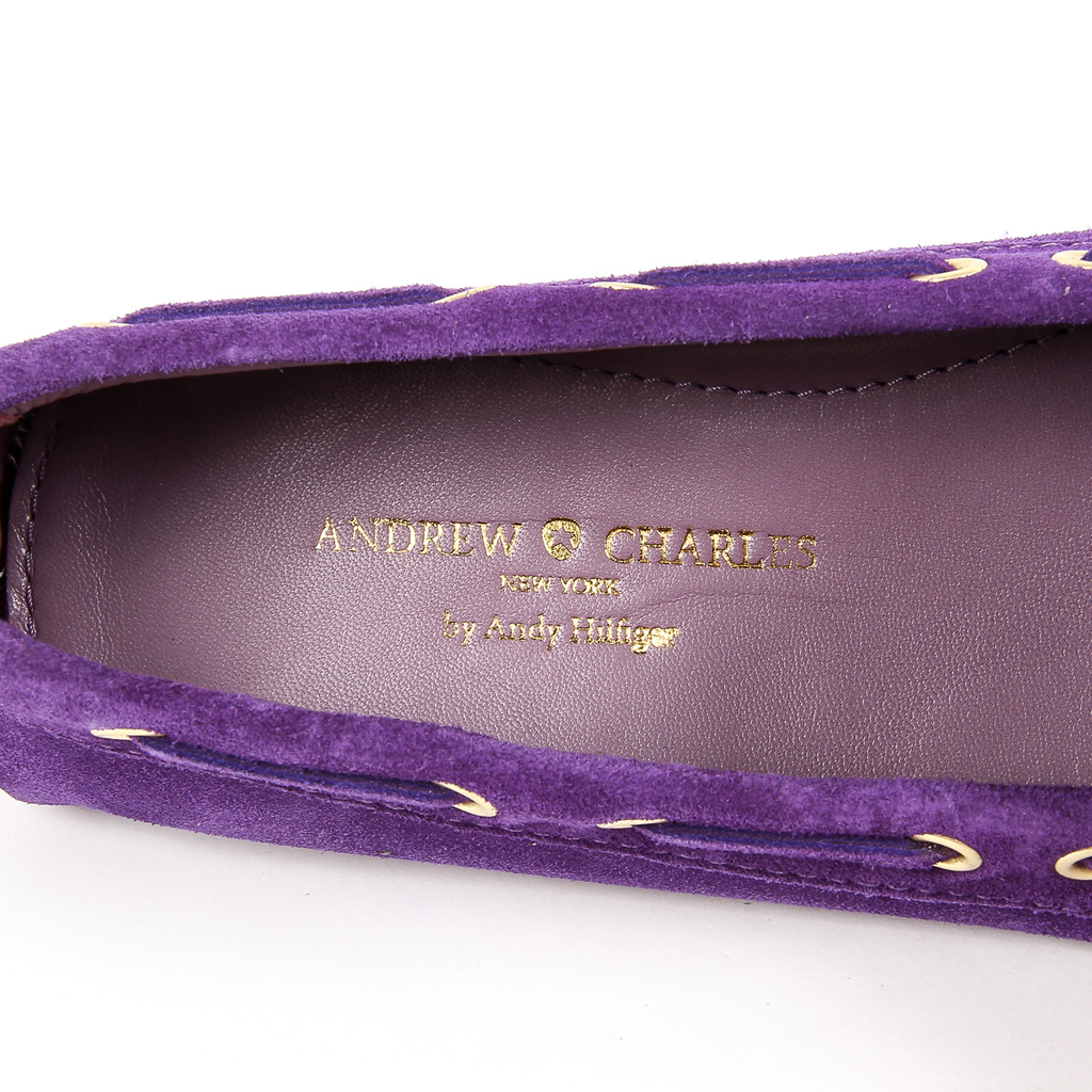Mocasín Andrew Charles para mujer, color morado, CAMILLA