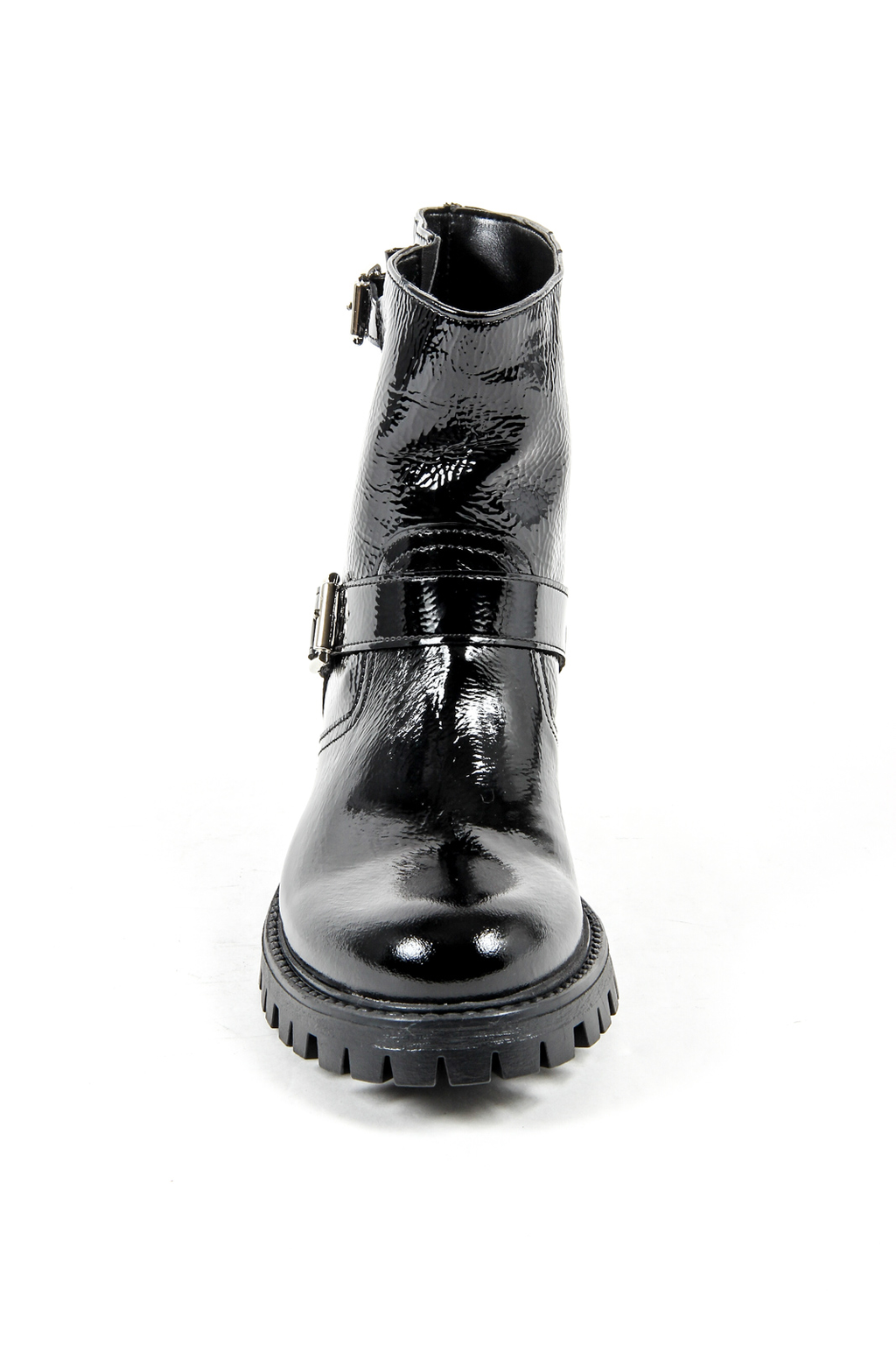 V 1969 Italia Womens Short Boot Black AMALFI