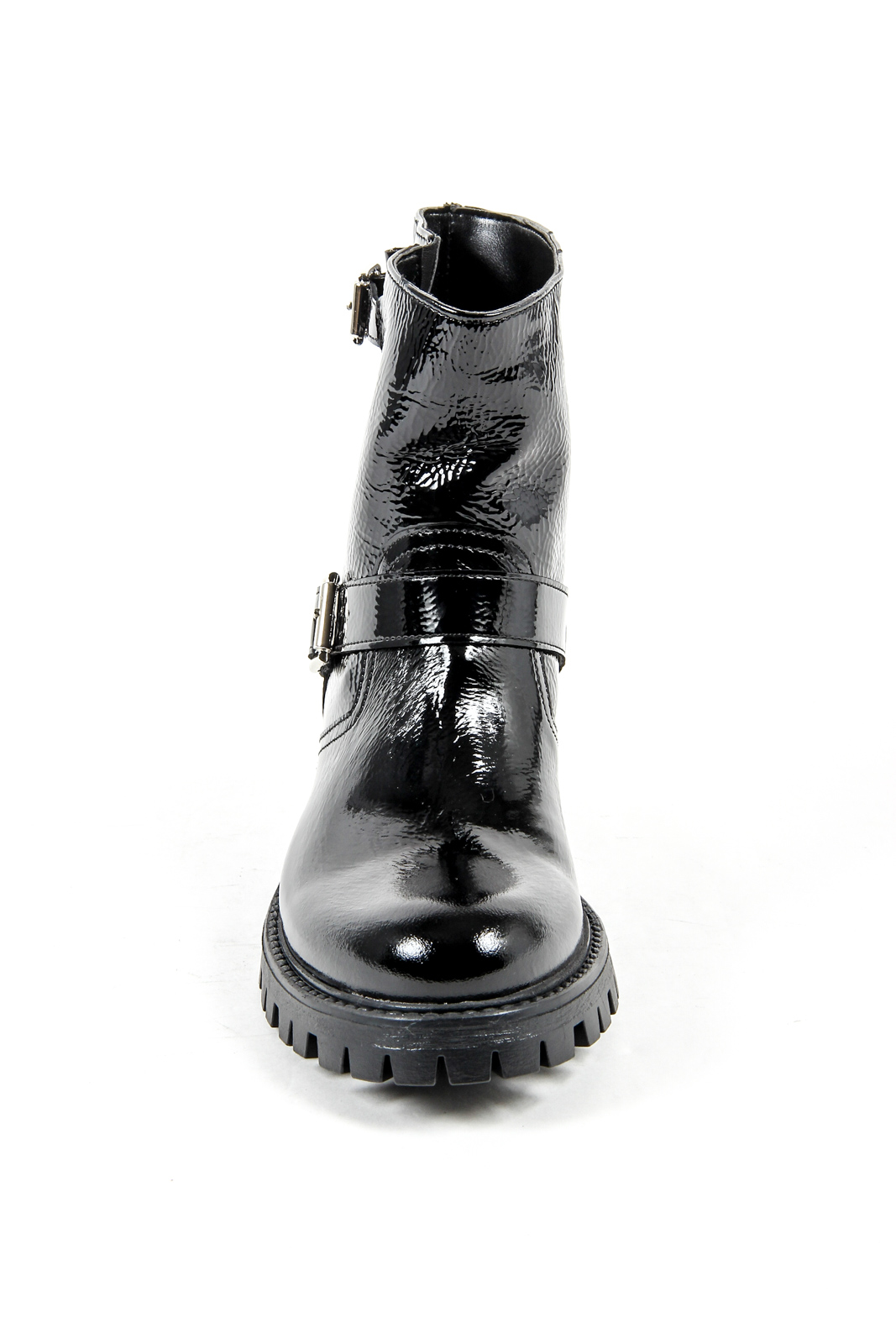 V 1969 Italia Womens Short Boot Black AMALFI