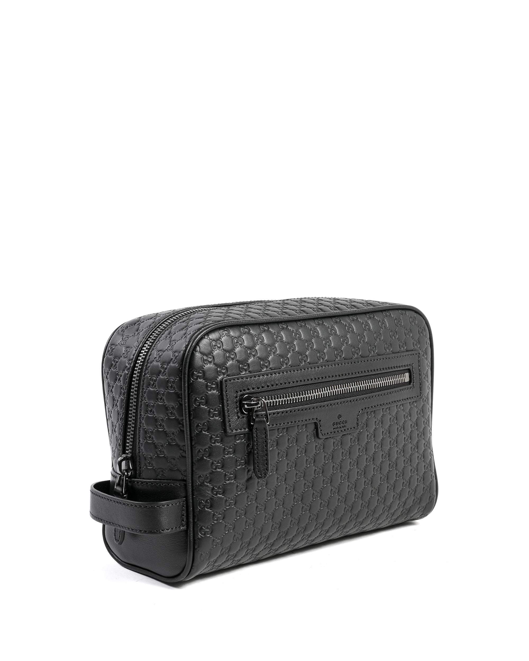 Gucci Guccissima leather toiletry travel bag 419775 BMJ1R 1000