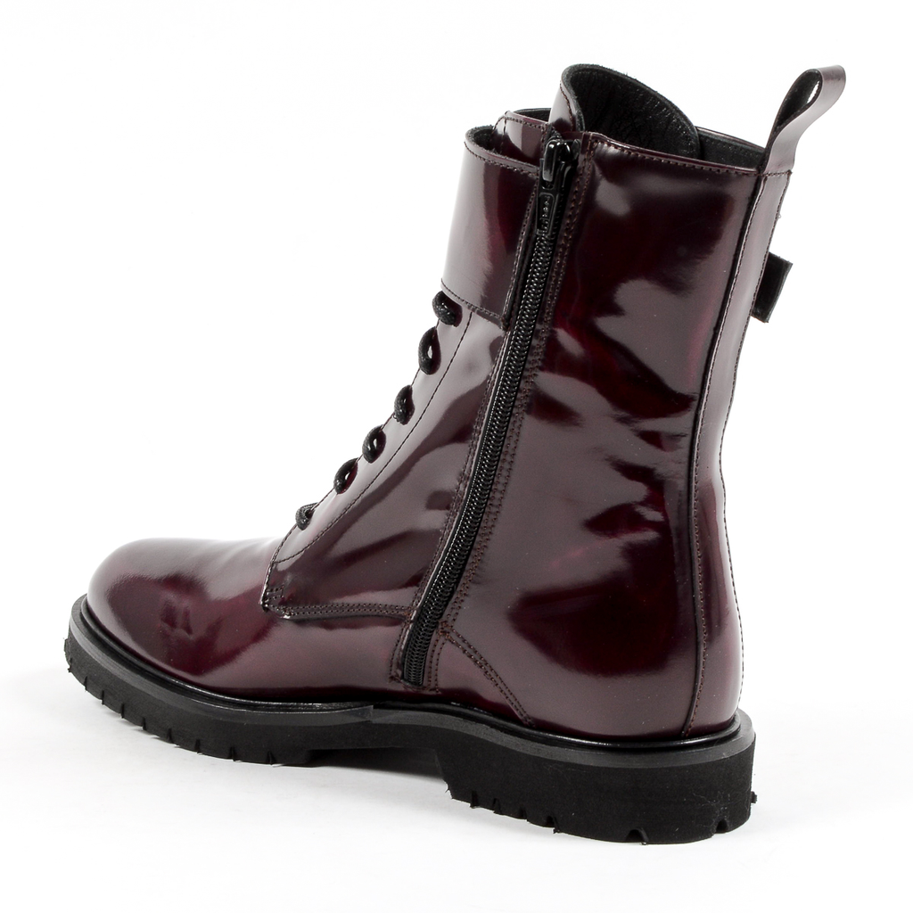 Andrew Charles Womens Short Boot Bordeaux ASHLEE