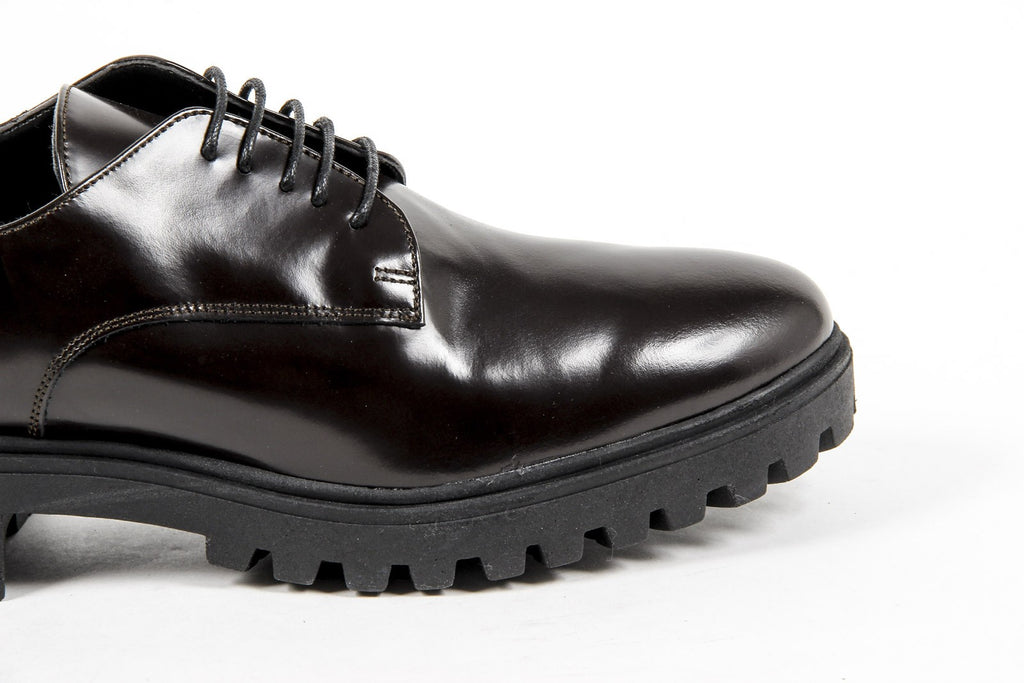 V 1969 Italia Zapato con cordones para mujer C01 ABRASIVATO MORO