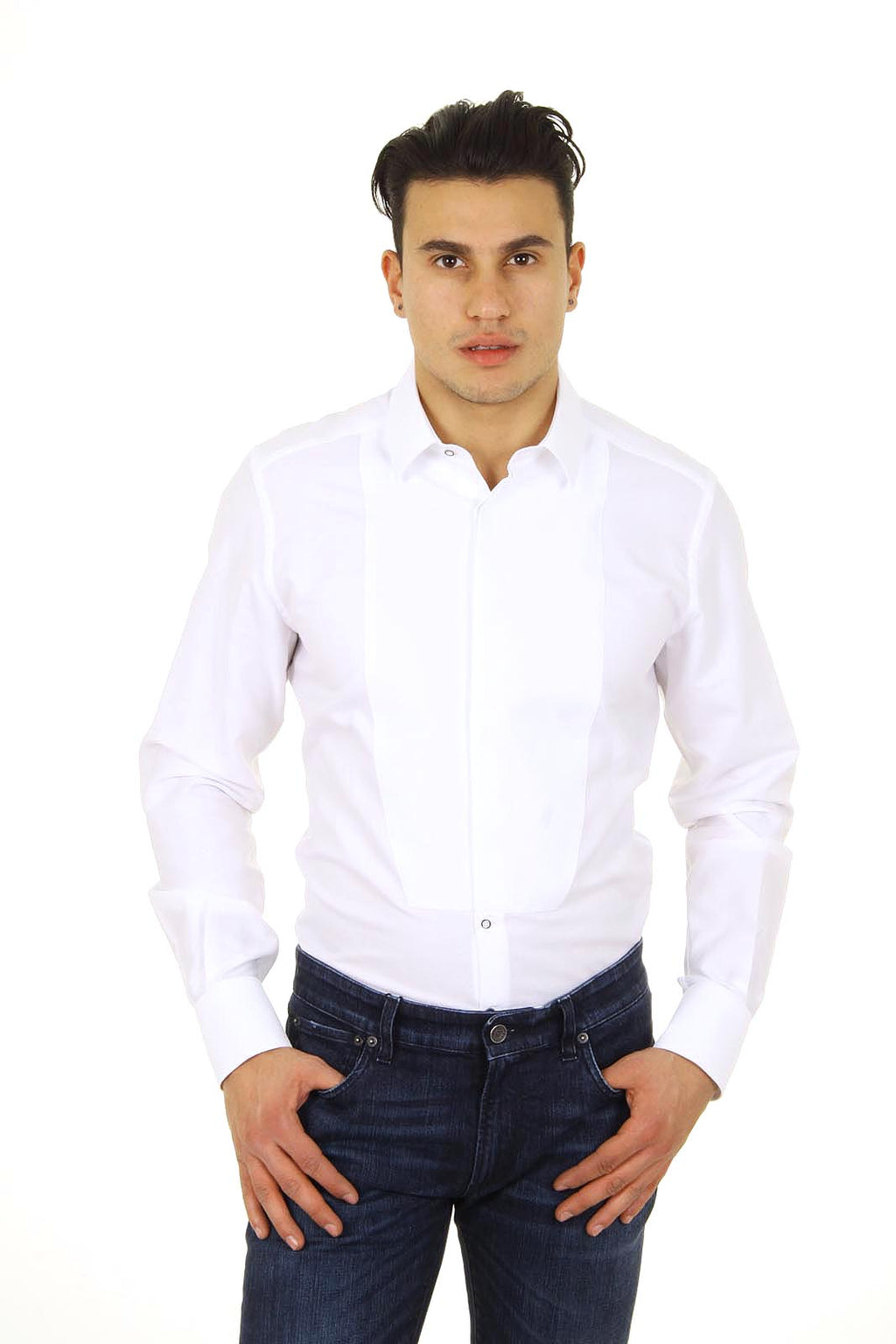 Camisa Dolce & Gabbana de manga larga para hombre G5CN2T FB5L2 W0800