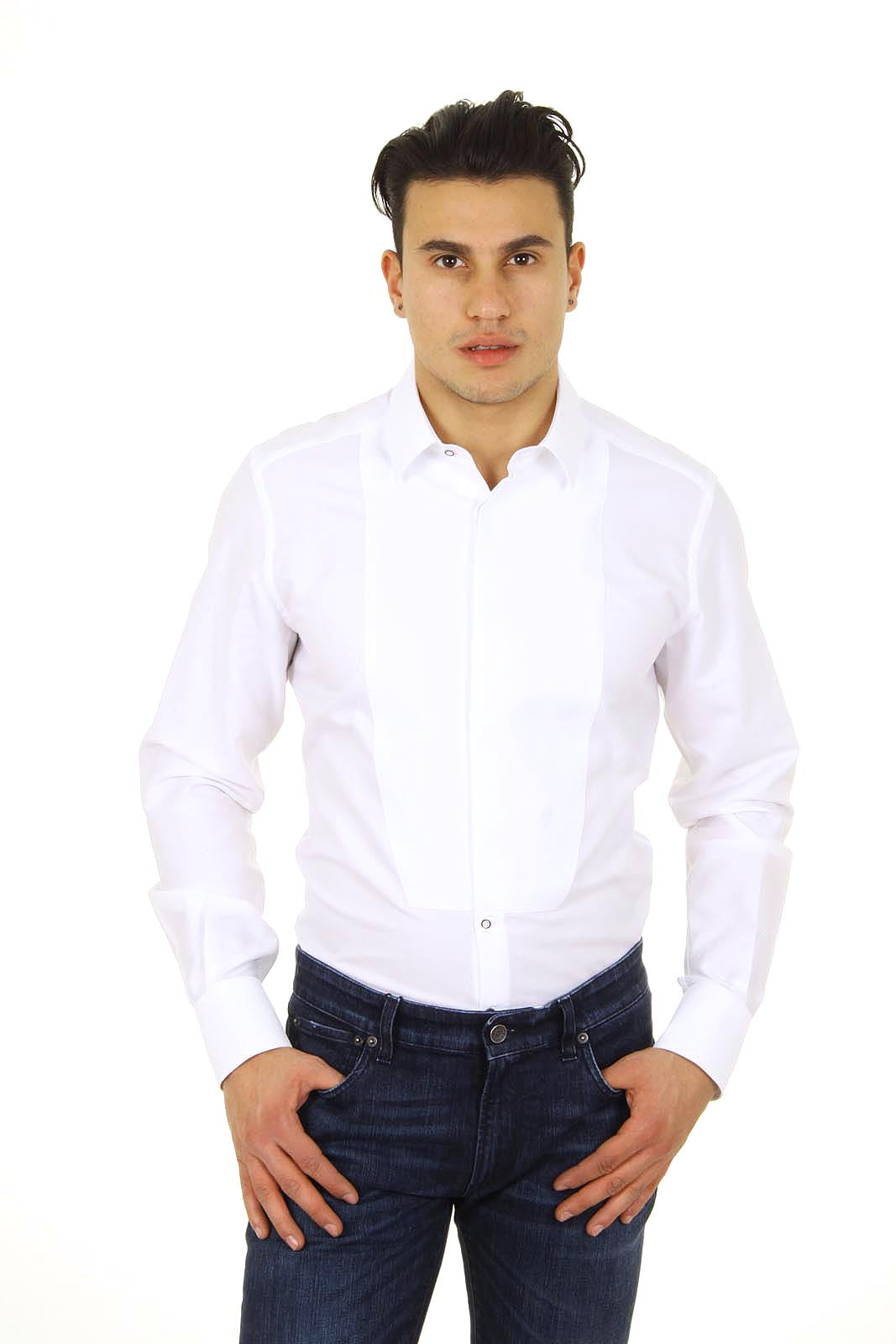 Camisa Dolce & Gabbana de manga larga para hombre G5CN2T FB5L2 W0800