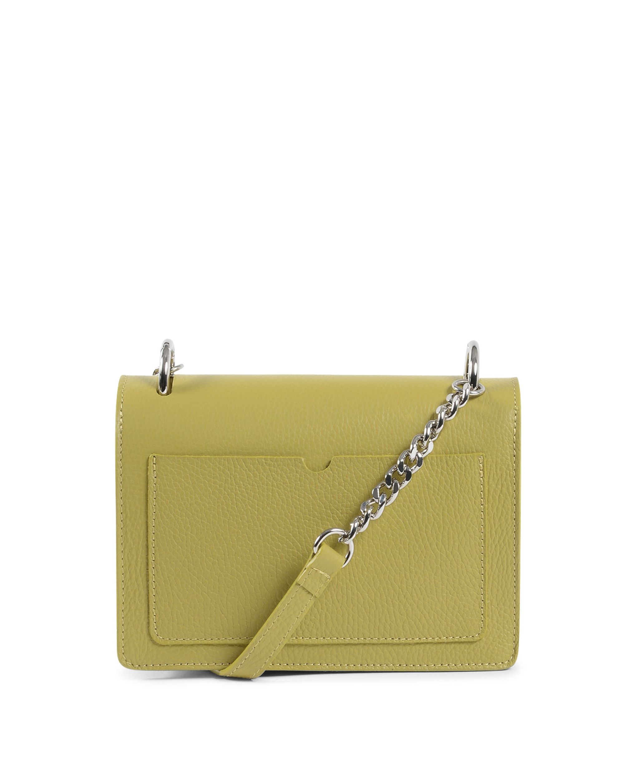 V Italia Womens Handbag Green V1758 CERVO PISTACCHIO