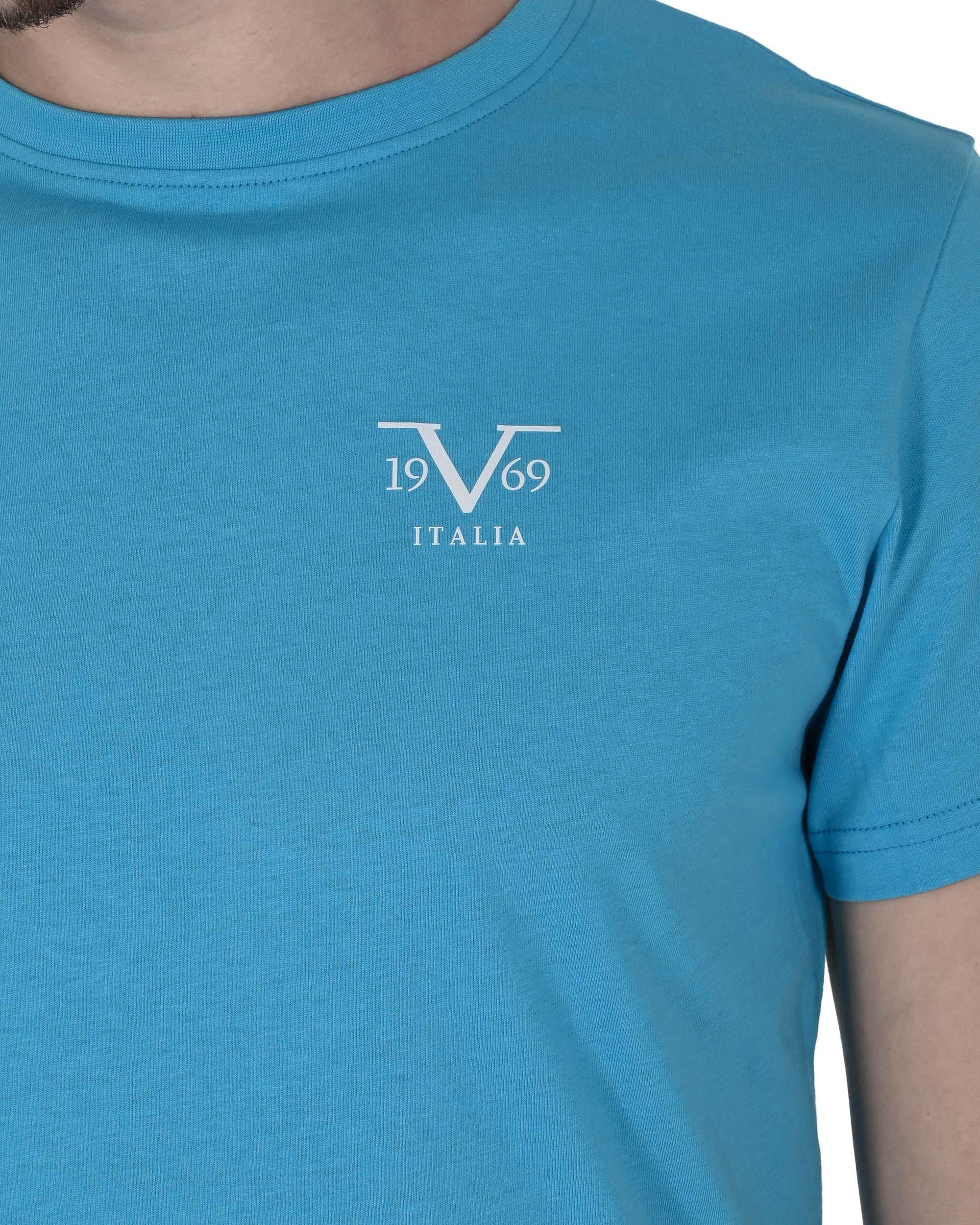 19V69 Italia Mens T-Shirt VSC1MTS01 AZURE