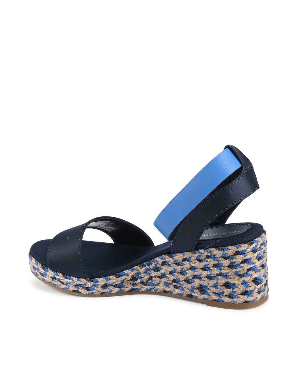 Tommy Hilfiger - Sandalias de cuña para mujer, color azul, FW0FW079130G3