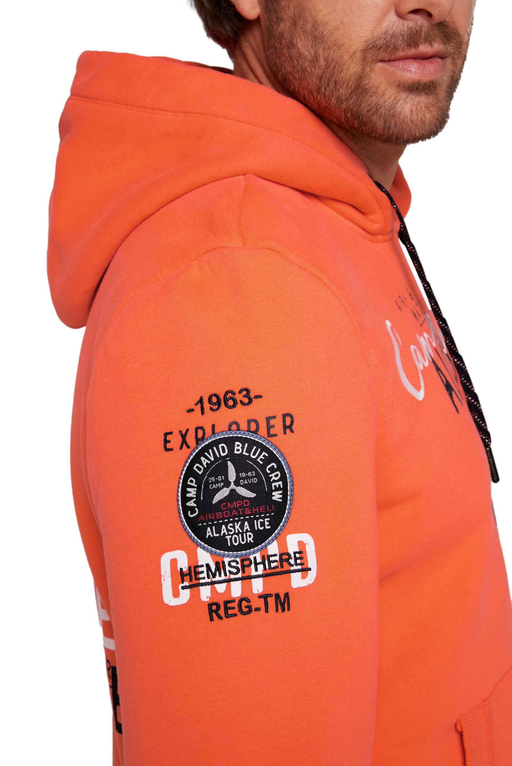 Sudadera con capucha para hombre Camp David