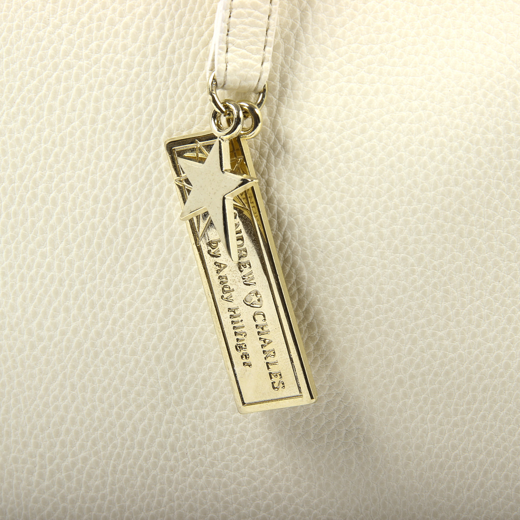 Bolso de mano para mujer Andrew Charles Beige RACHEL