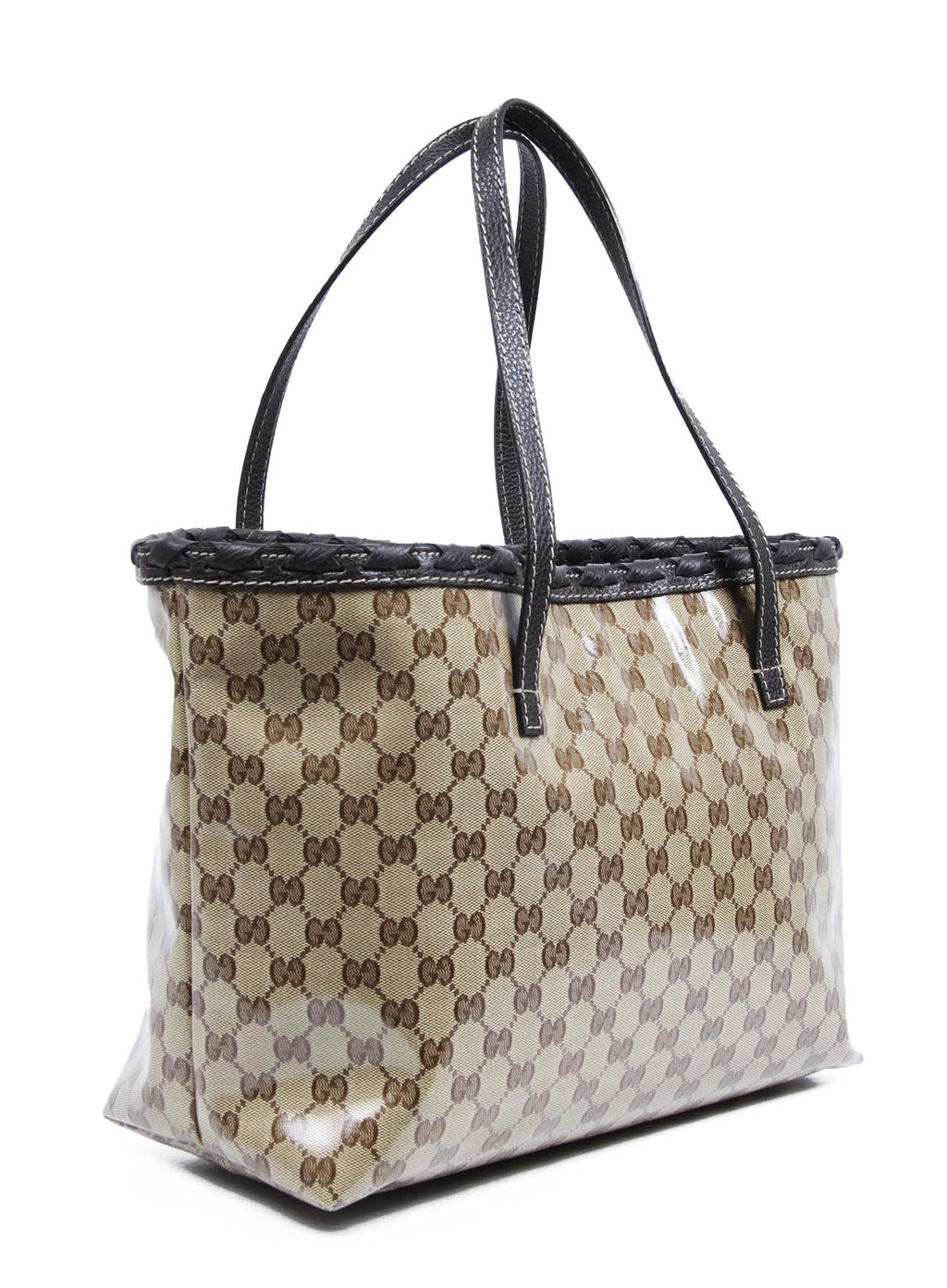 Bolso Gucci GG tote de lona revestida de bambú 354665 520981
