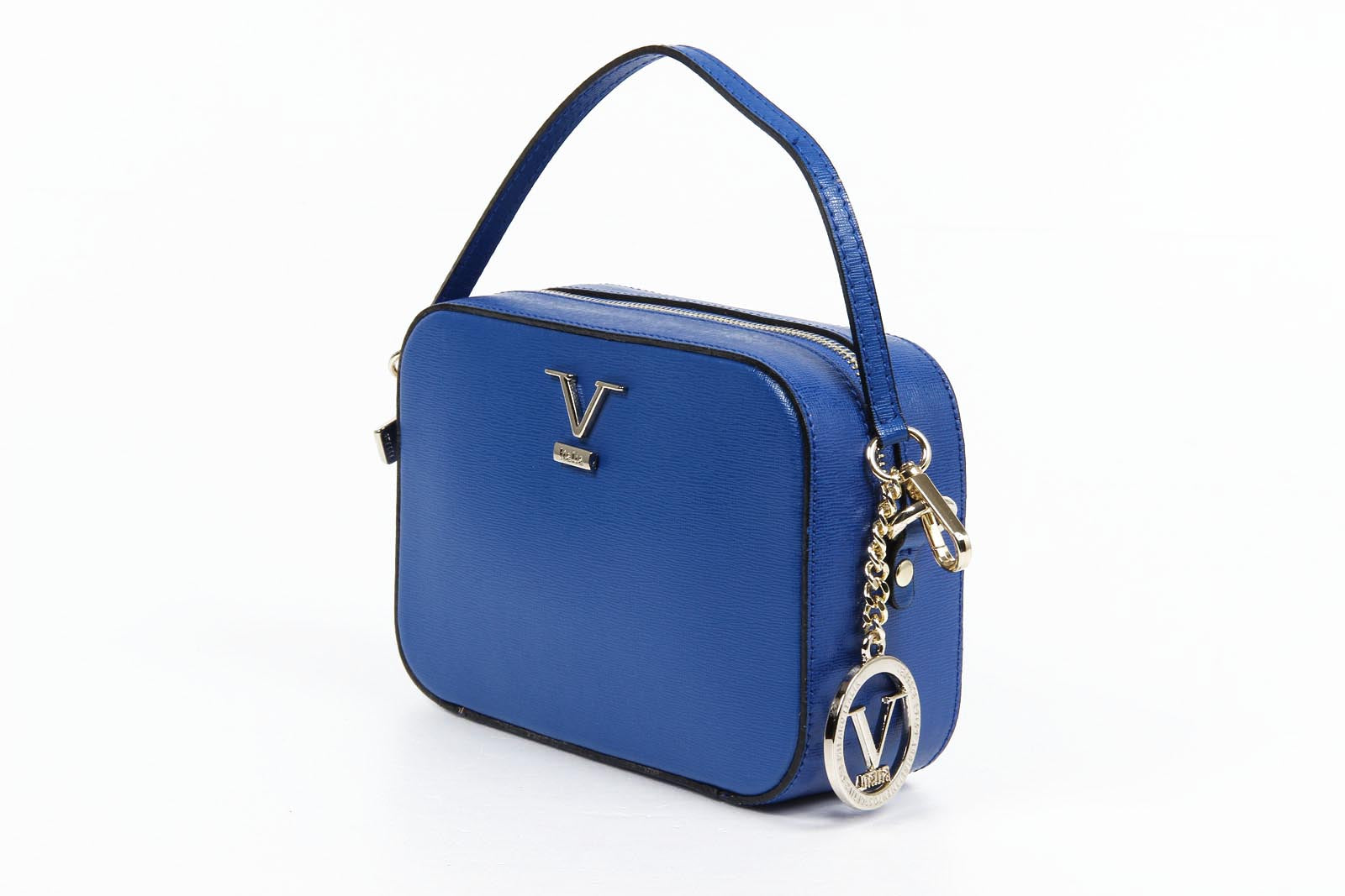 V 1969 Italia Bolso de mano para mujer V001 AZUL SAFFIANO