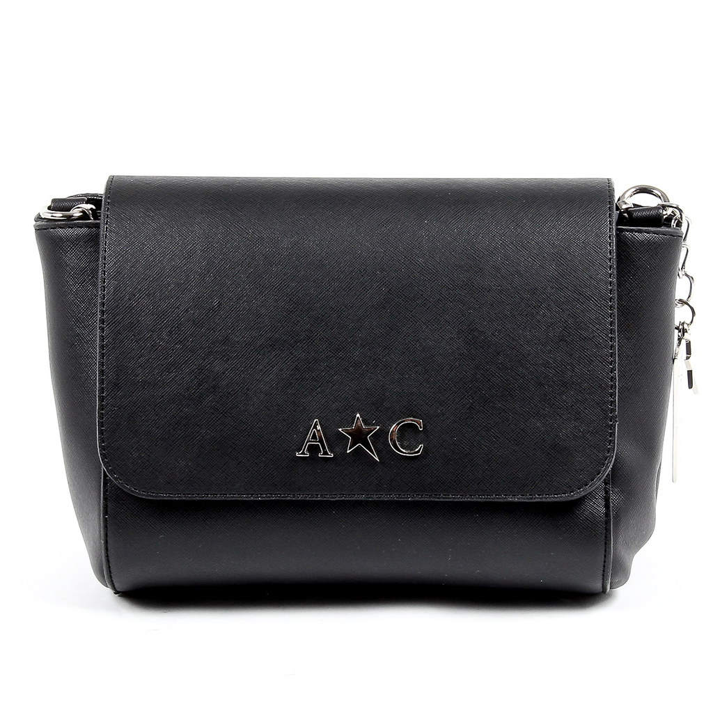 Andrew Charles Womens Handbag Black VERA