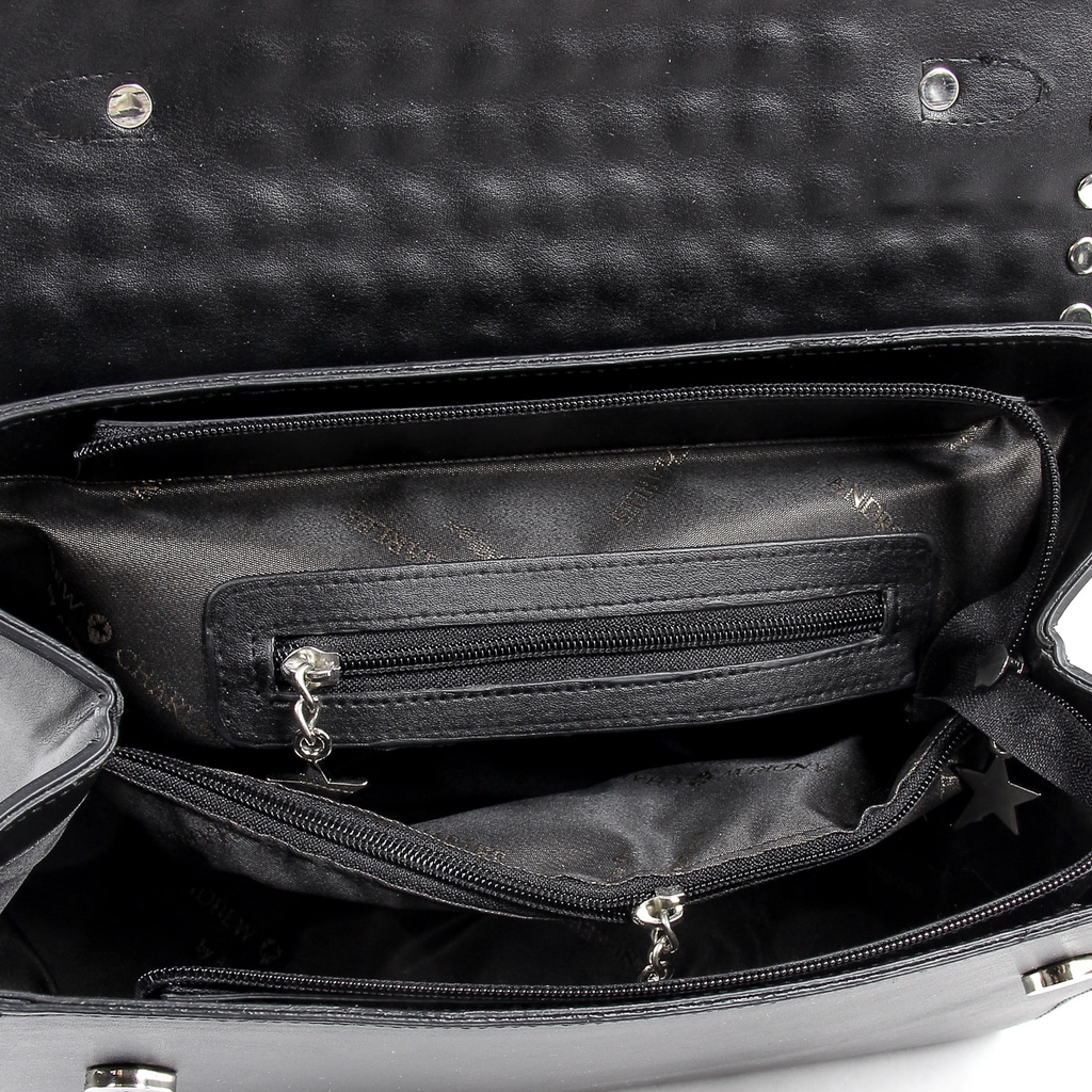 Bolso de mano Andrew Charles para mujer, color negro, BROOKLYN