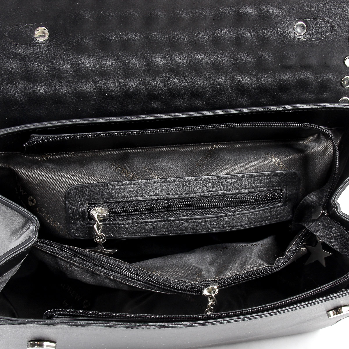 Bolso de mano Andrew Charles para mujer, color negro, BROOKLYN