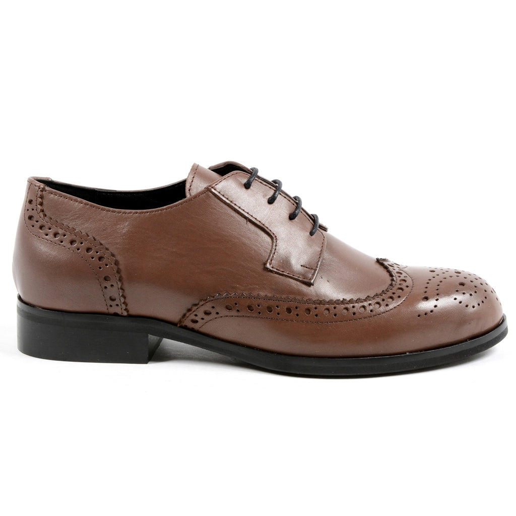 V 1969 Italia - Zapato con cordones para mujer, color marrón, SULLY