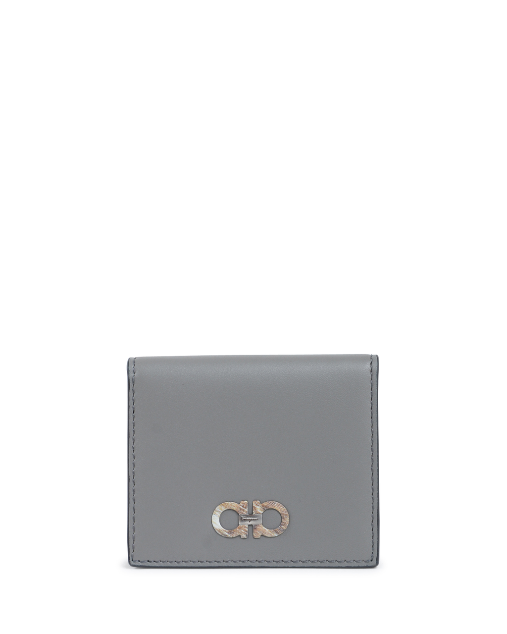 Monedero Salvatore Ferragamo para hombre, gris, 66A155 690019