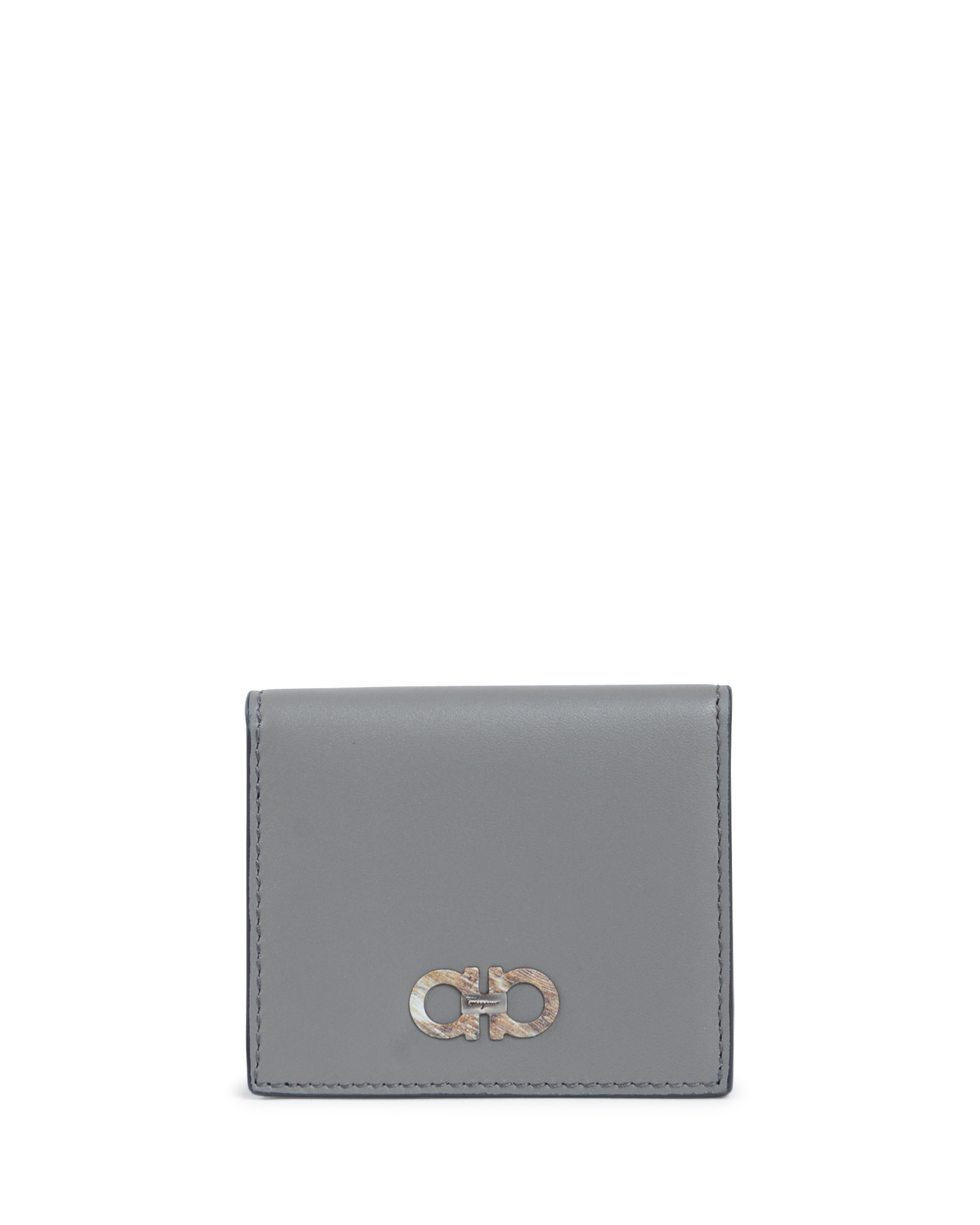 Monedero Salvatore Ferragamo para hombre, gris, 66A155 690019