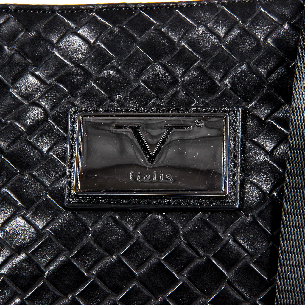 Bolso de hombro para hombre V 1969 Italia, color negro ROD