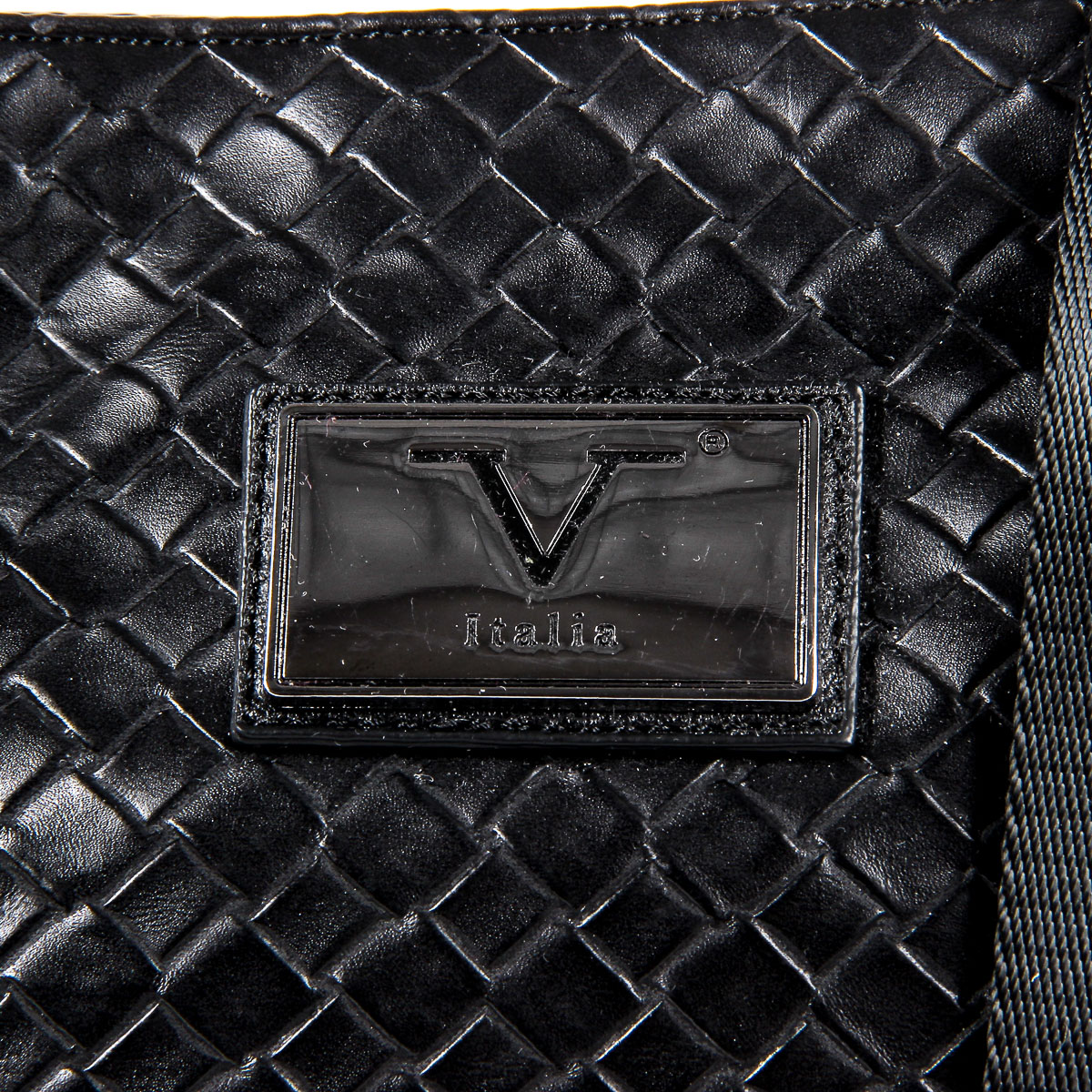 Bolso de hombro para hombre V 1969 Italia, color negro ROD