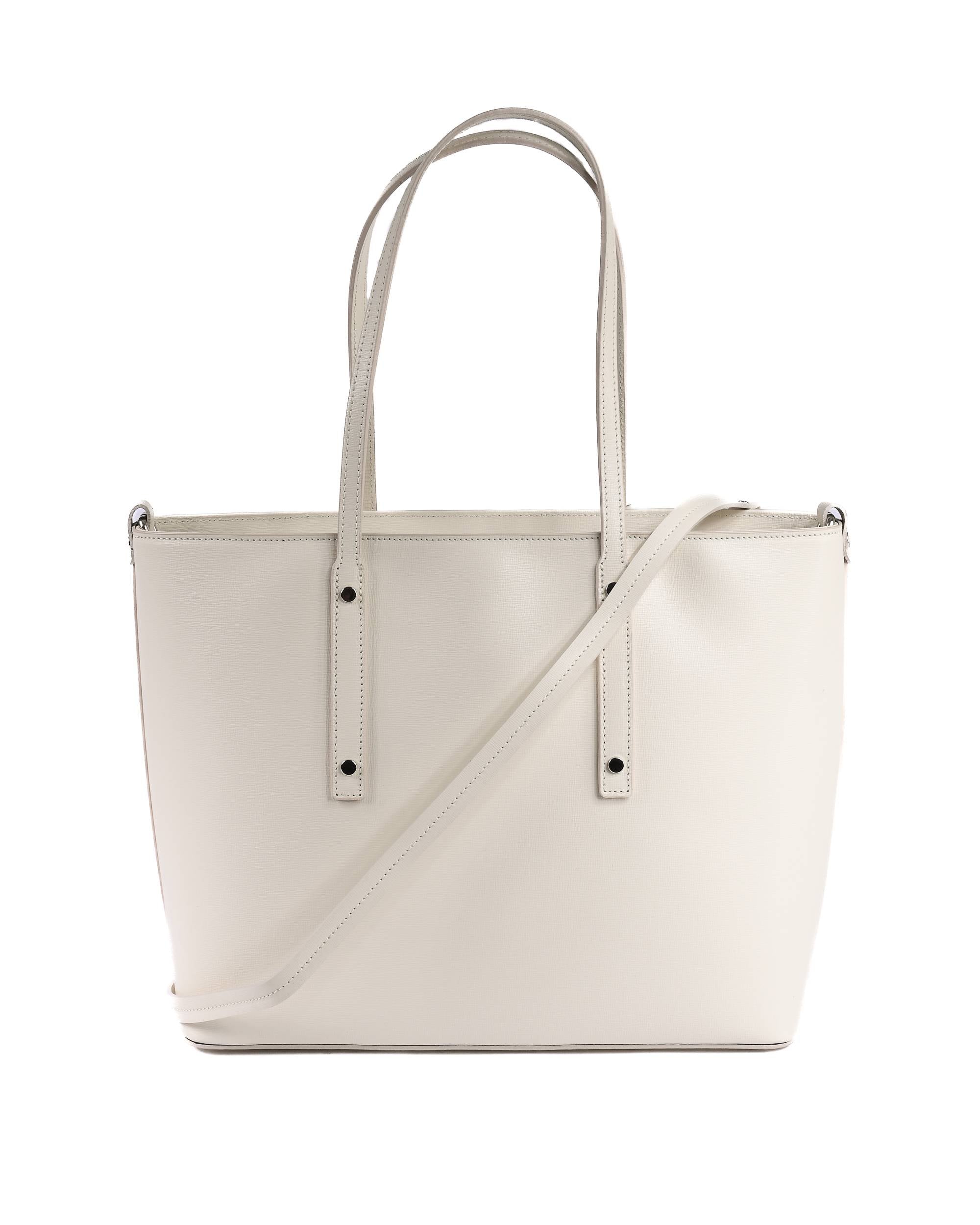 Bolso de mano para mujer V Italia CB1070 SAFFIANO LATTE