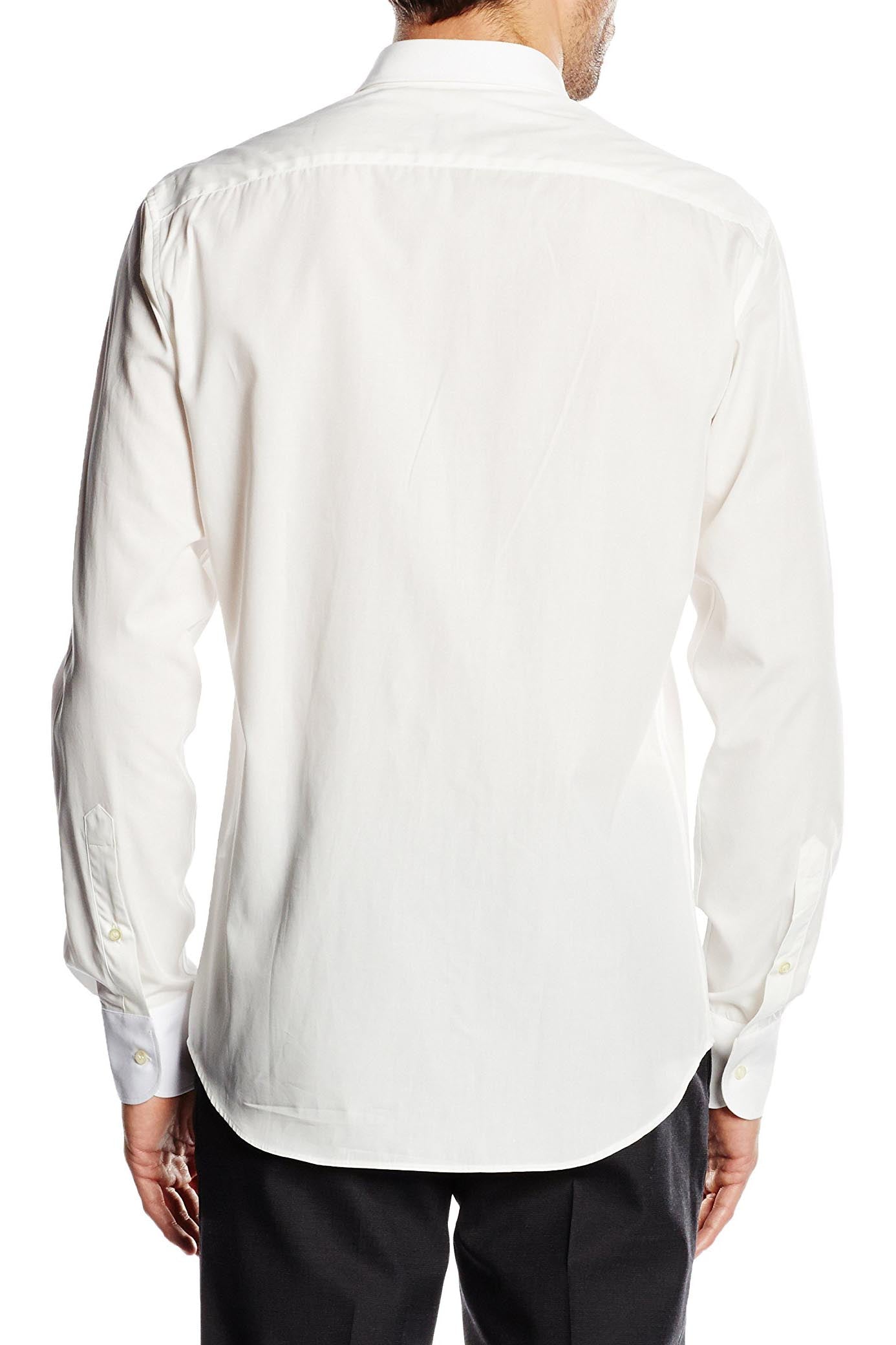 Camisa de cuello clásico moderno V 1969 Italia para hombre MCC36