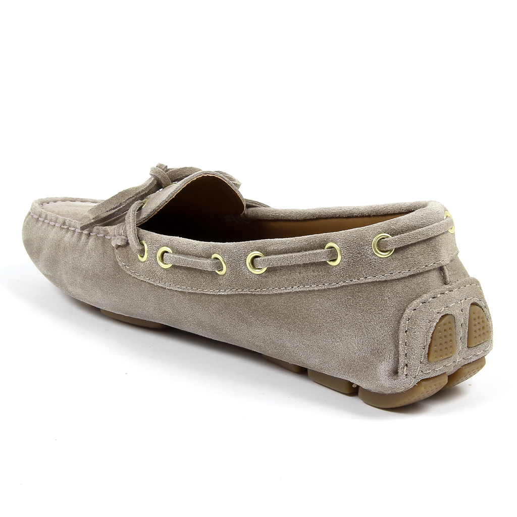 Mocasines V 1969 Italia para mujer, color gris, PISA