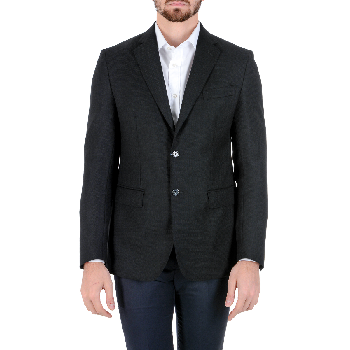Chaqueta Luciano Di Martina para hombre, manga larga, azul oscuro