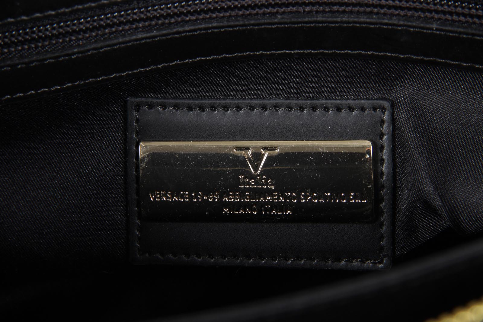 V 1969 Italia Bolso de mujer H491/52 RUGA/BELUGATO NERO/GRIGIO