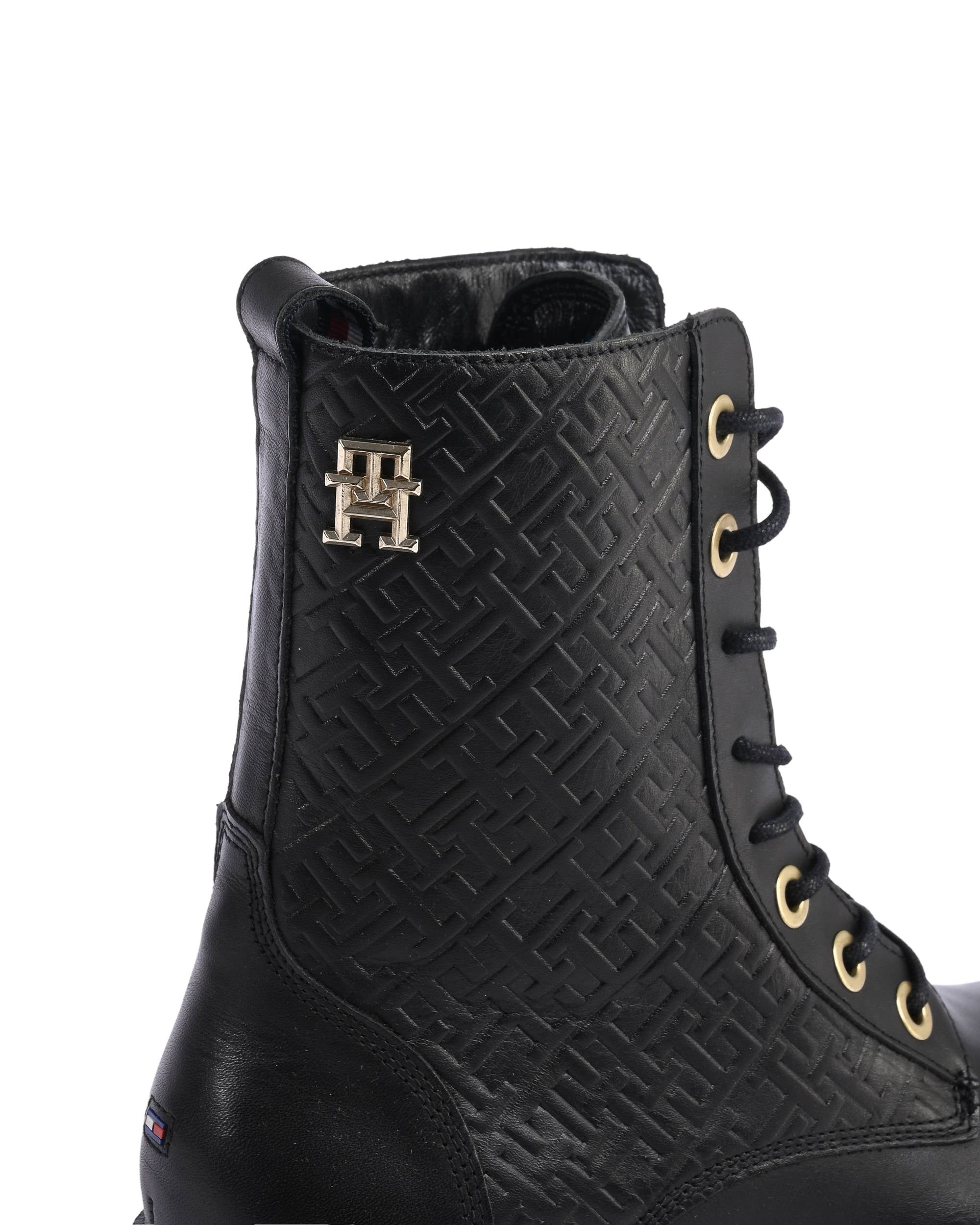 Botas Tommy Hilfiger para mujer NEGRAS FW0FW06817BDS