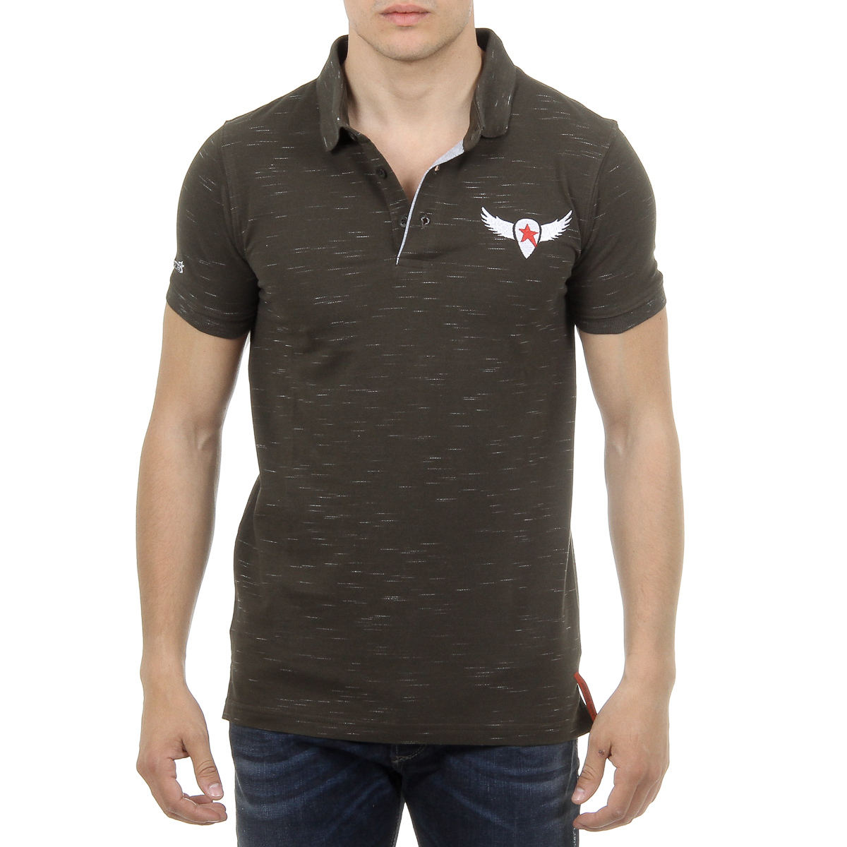 Andrew Charles Mens Polo Short Sleeves Dark Green THOMAS