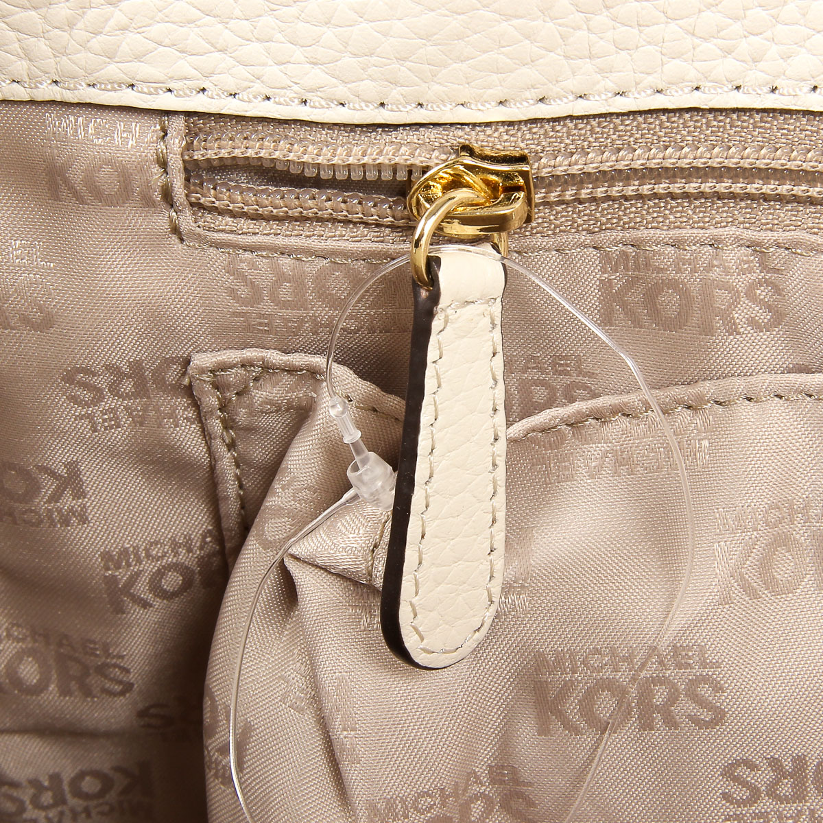 Michael Kors Womens Handbag VANNA 35T7GV3S3L ECRU